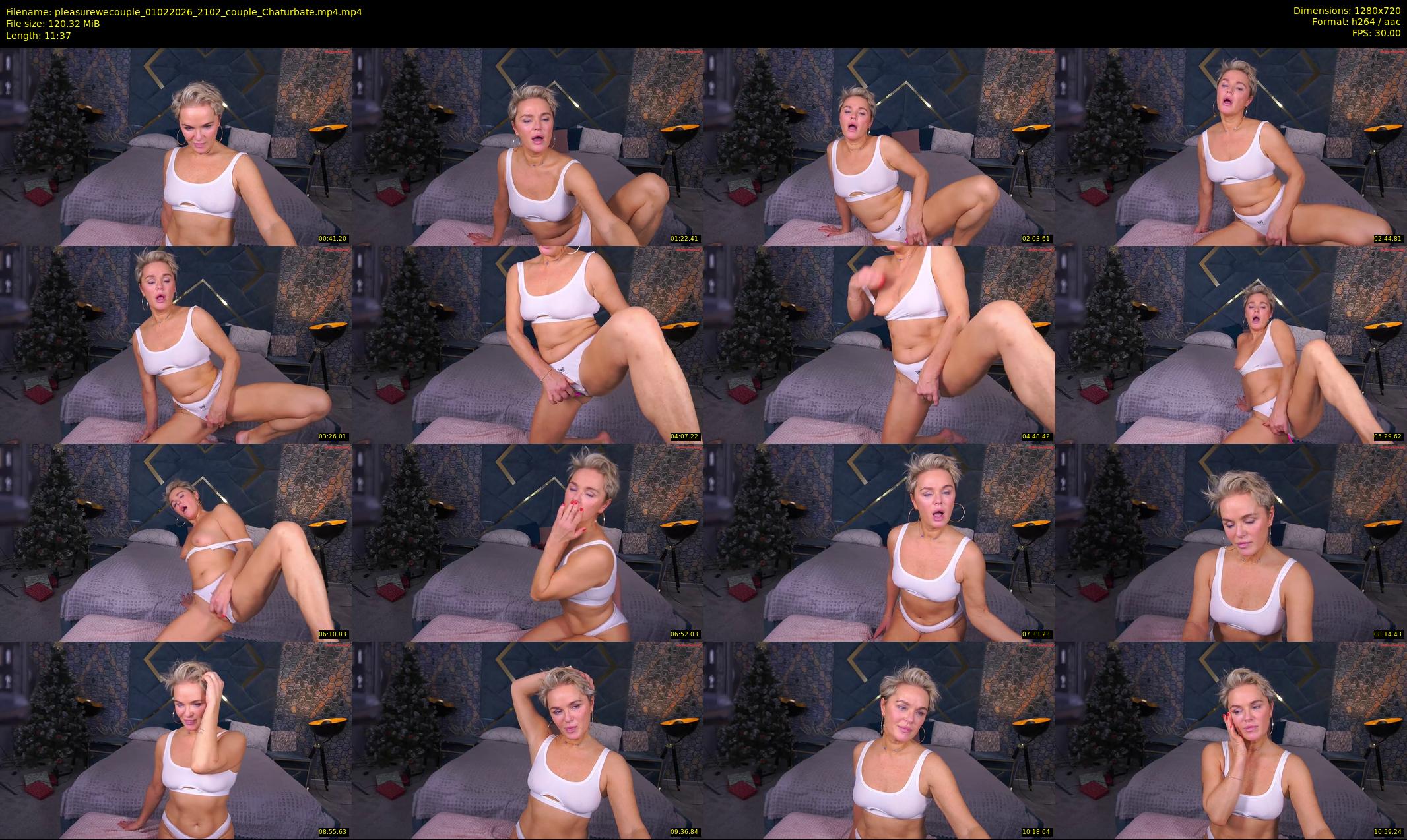 pleasurewecouple — 12 minute Chaturbate couple cam show recording, 720p, Feb 1, 2026
