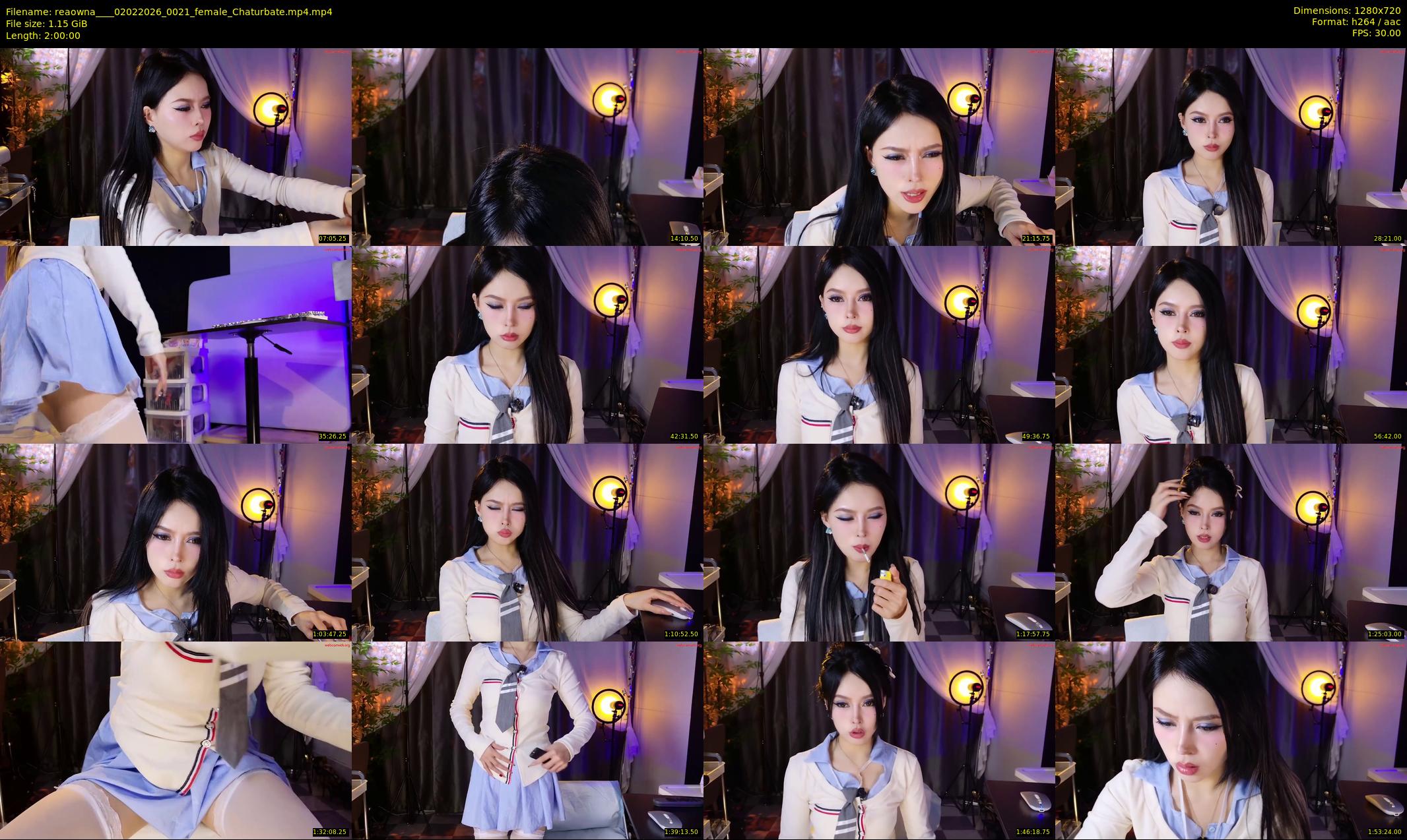 reaowna___ — 120 minute Chaturbate female cam show recording, 720p, Feb 2, 2026