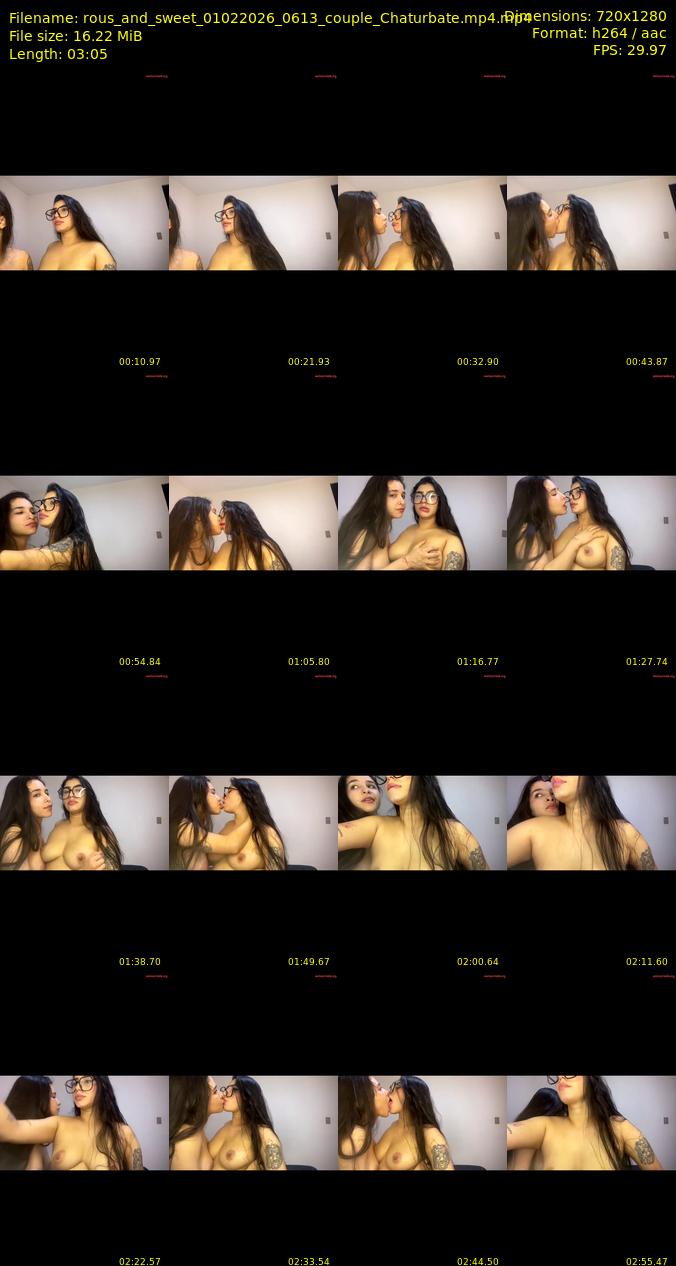 rous_and_sweet — 4 minute Chaturbate couple cam show recording, 1080p, Feb 1, 2026