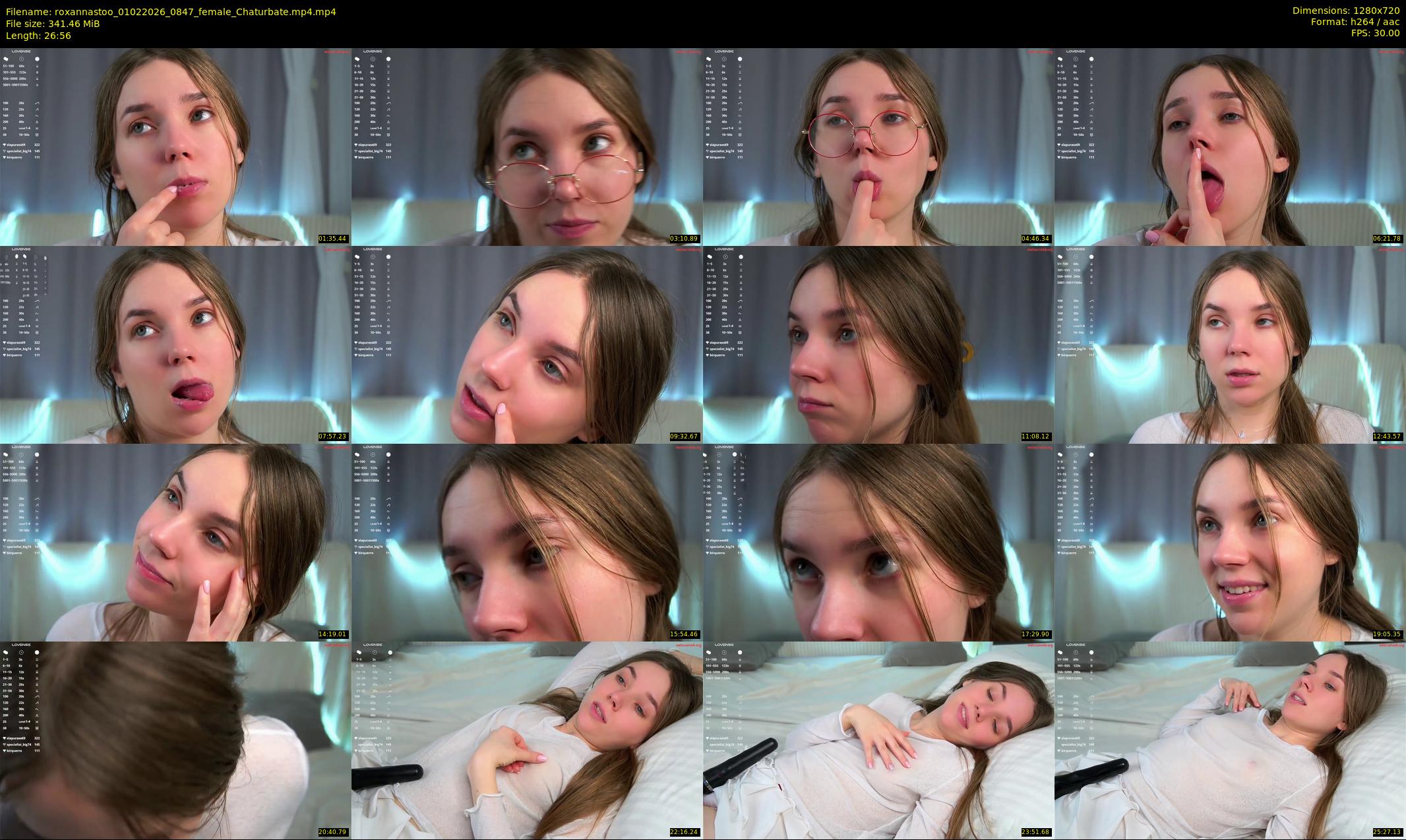 roxannastoo — 27 minute Chaturbate female cam show recording, 720p, Feb 1, 2026