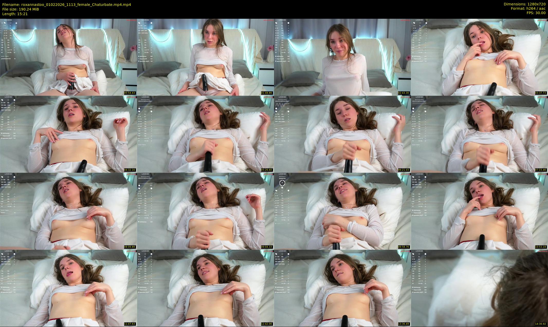 roxannastoo — 16 minute Chaturbate female cam show recording, 720p, Feb 1, 2026