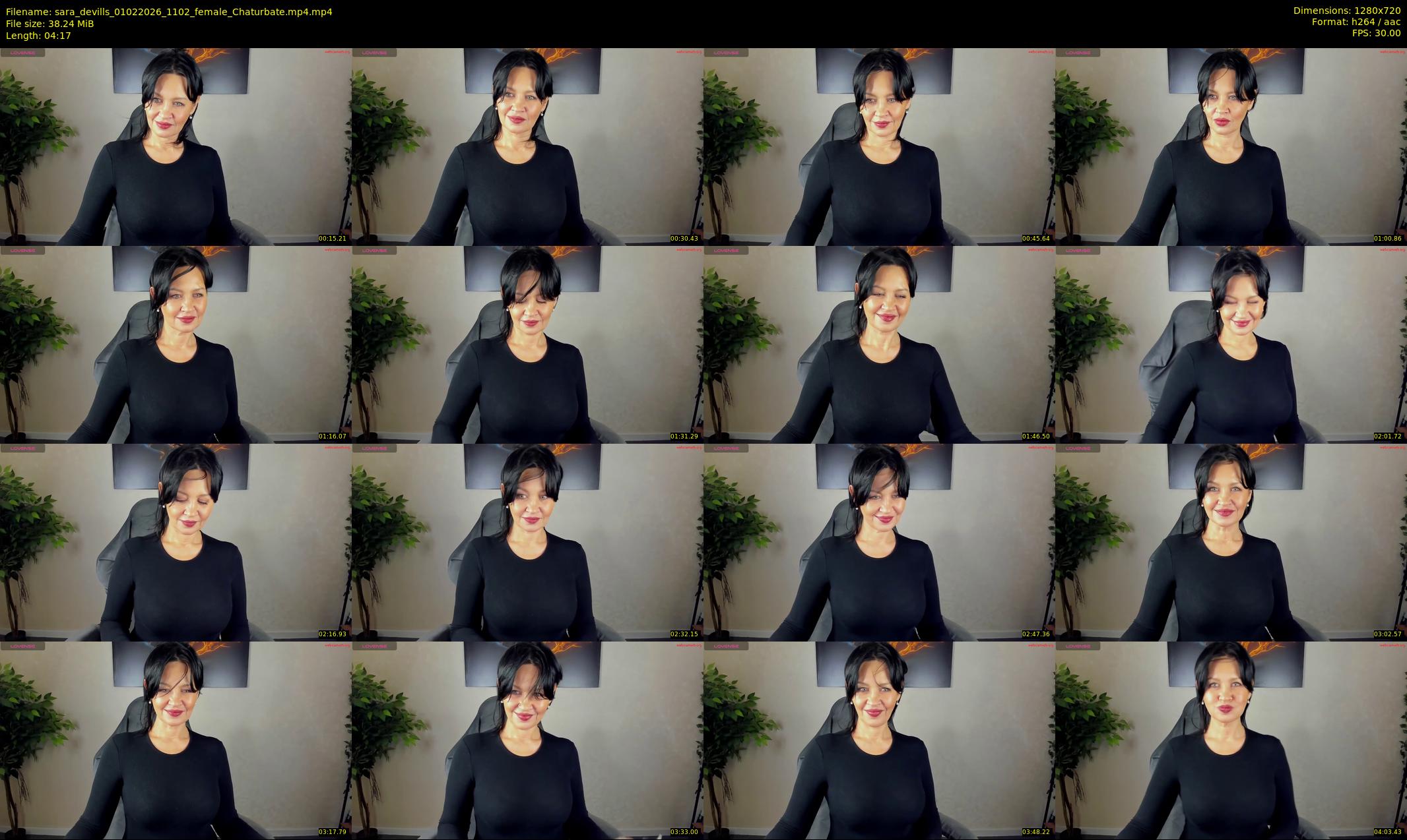 sara_devills — 5 minute Chaturbate female cam show recording, 720p, Feb 1, 2026