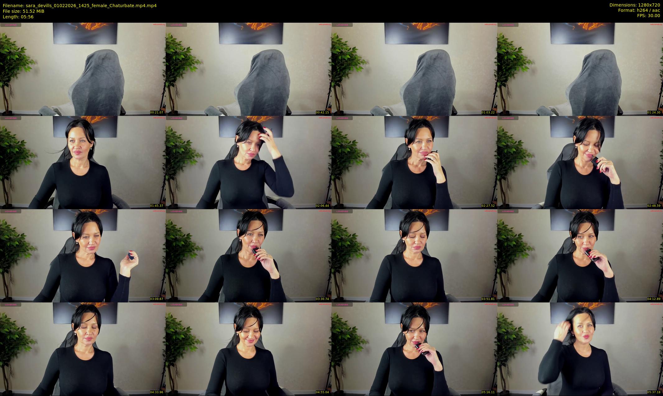 sara_devills — 6 minute Chaturbate female cam show recording, 720p, Feb 1, 2026