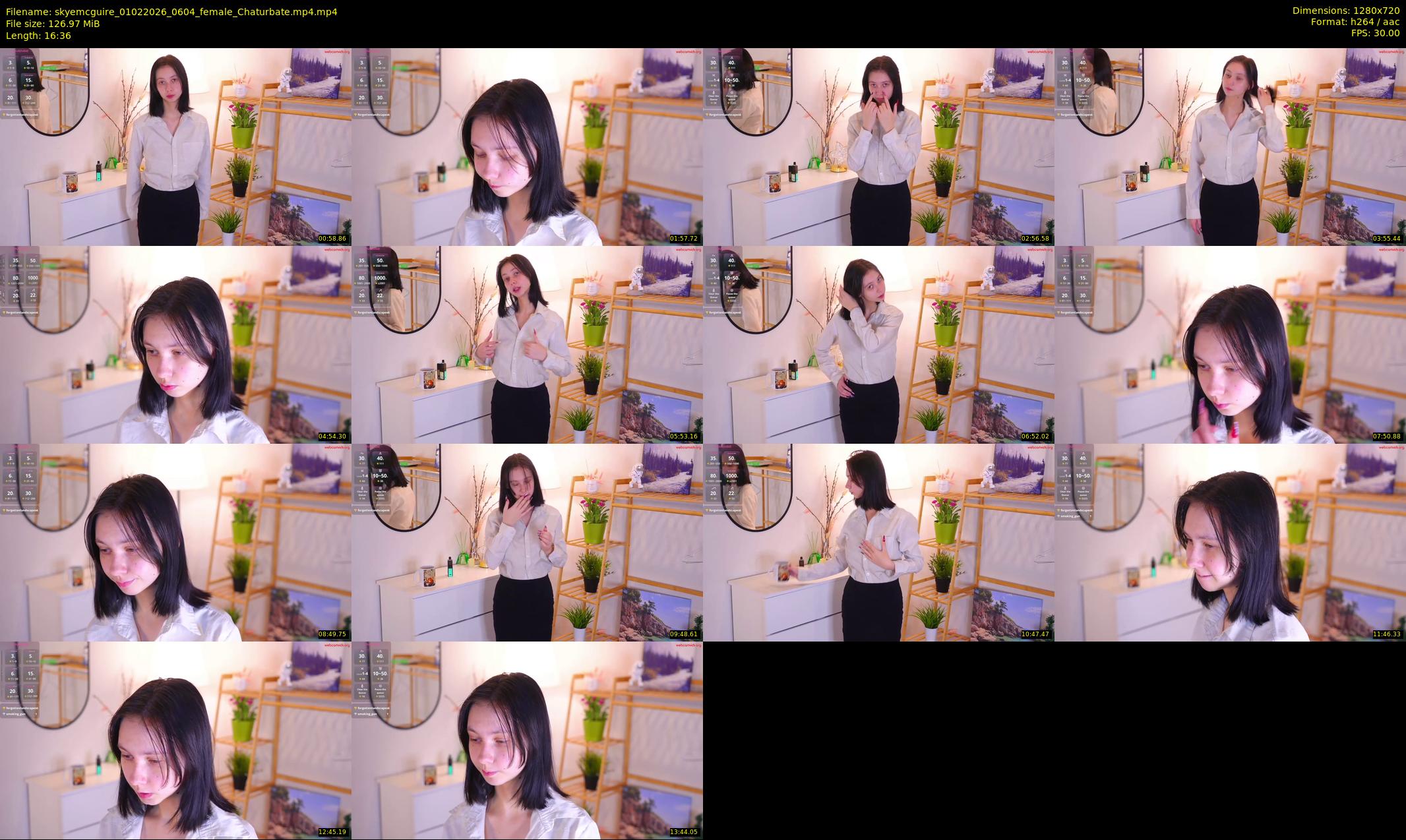 skyemcguire — 17 minute Chaturbate female cam show recording, 720p, Feb 1, 2026