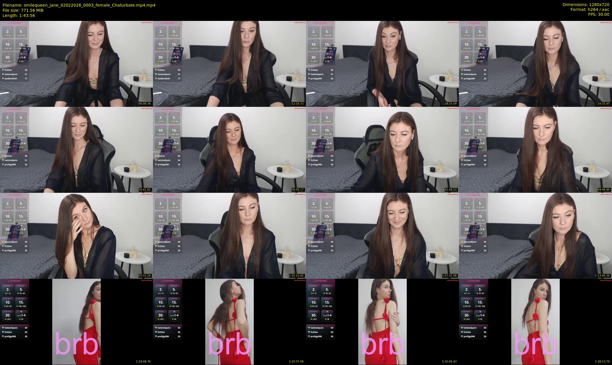 smilequeen_jane — 104 minute Chaturbate female cam show recording, 720p, Feb 2, 2026