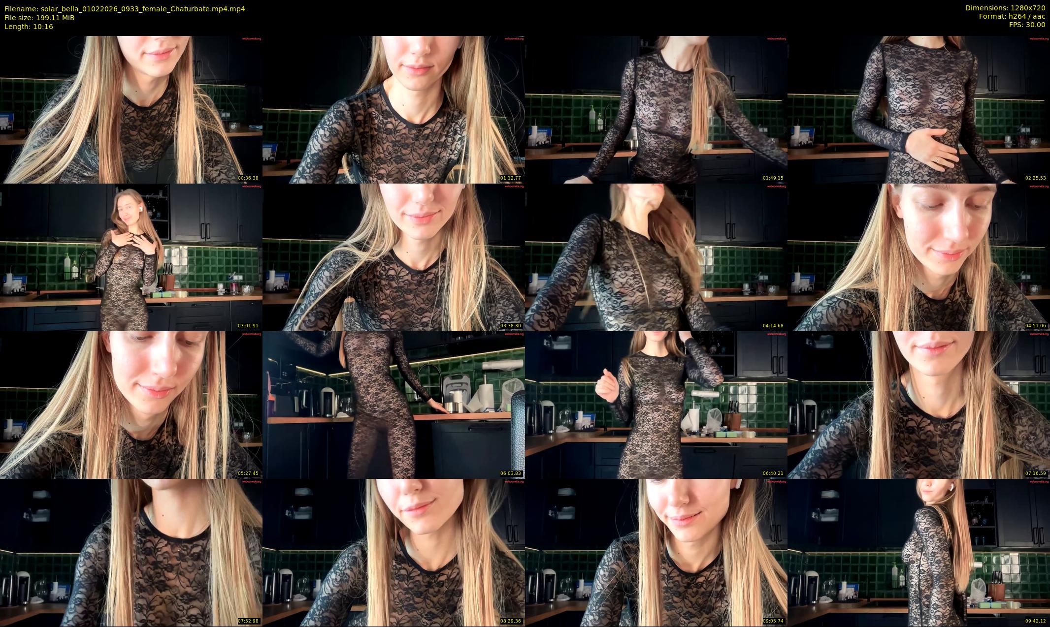 solar_bella — 11 minute Chaturbate female cam show recording, 720p, Feb 1, 2026