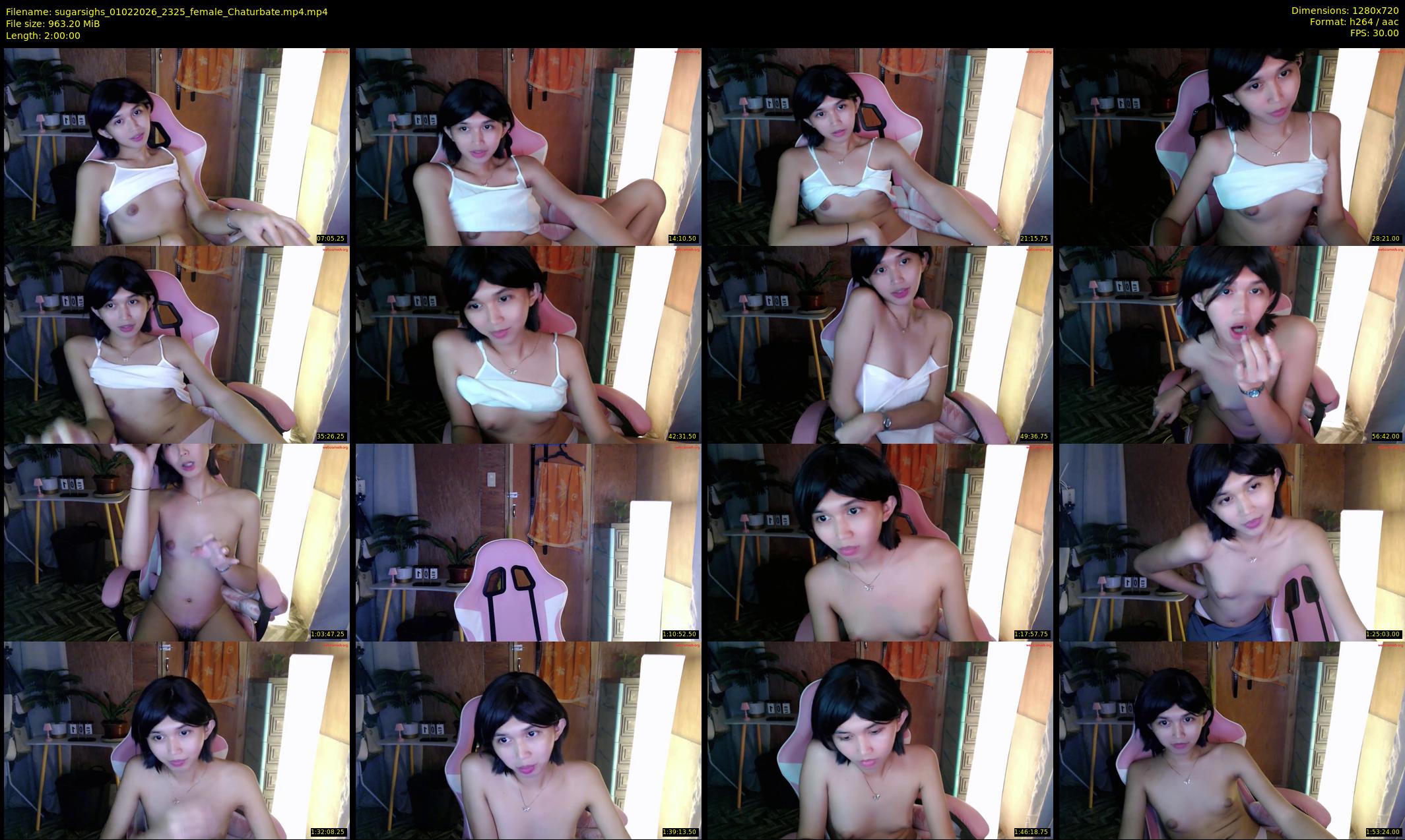 sugarsighs — 120 minute Chaturbate female cam show recording, 720p, Feb 1, 2026