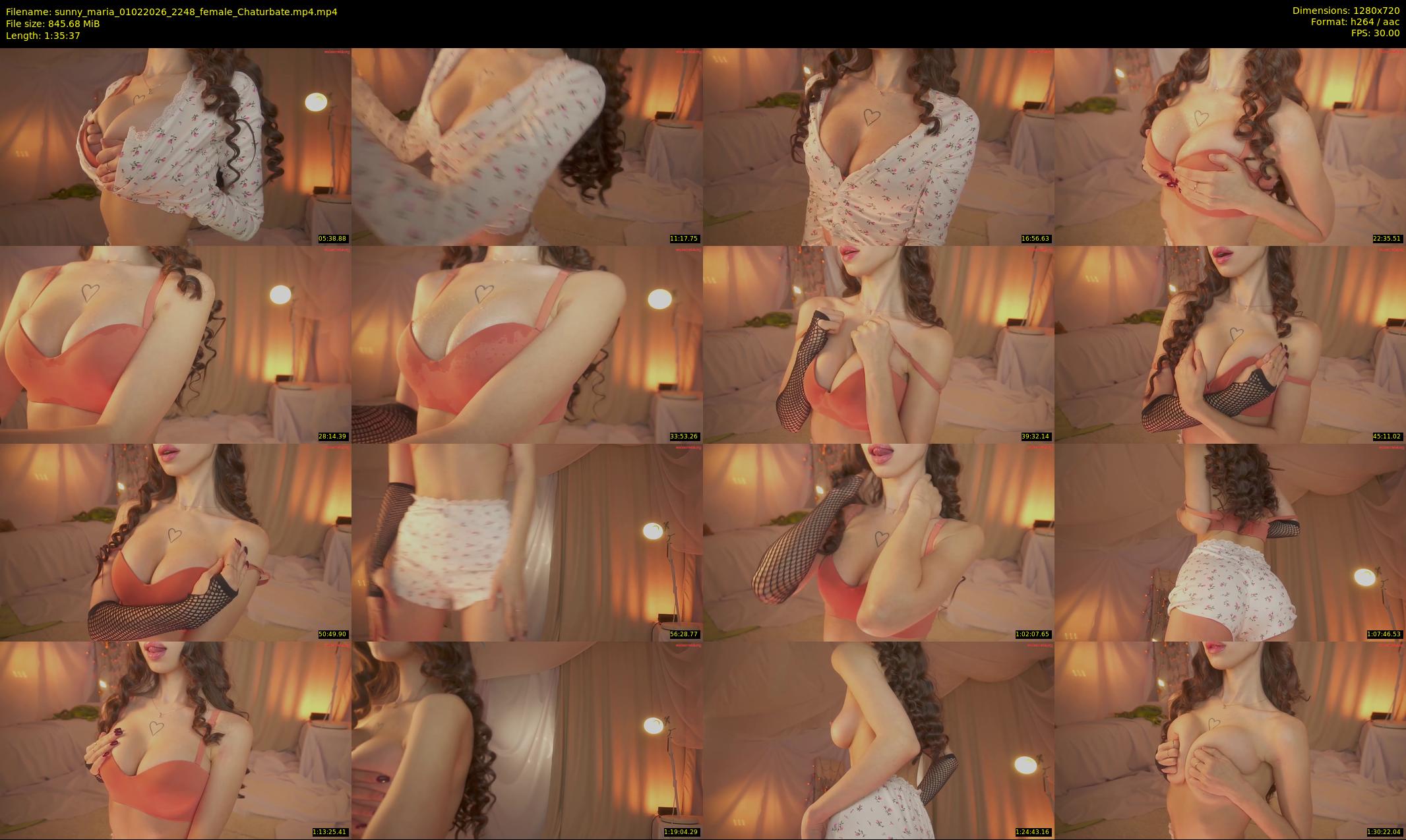sunny_maria — 96 minute Chaturbate female cam show recording, 720p, Feb 1, 2026