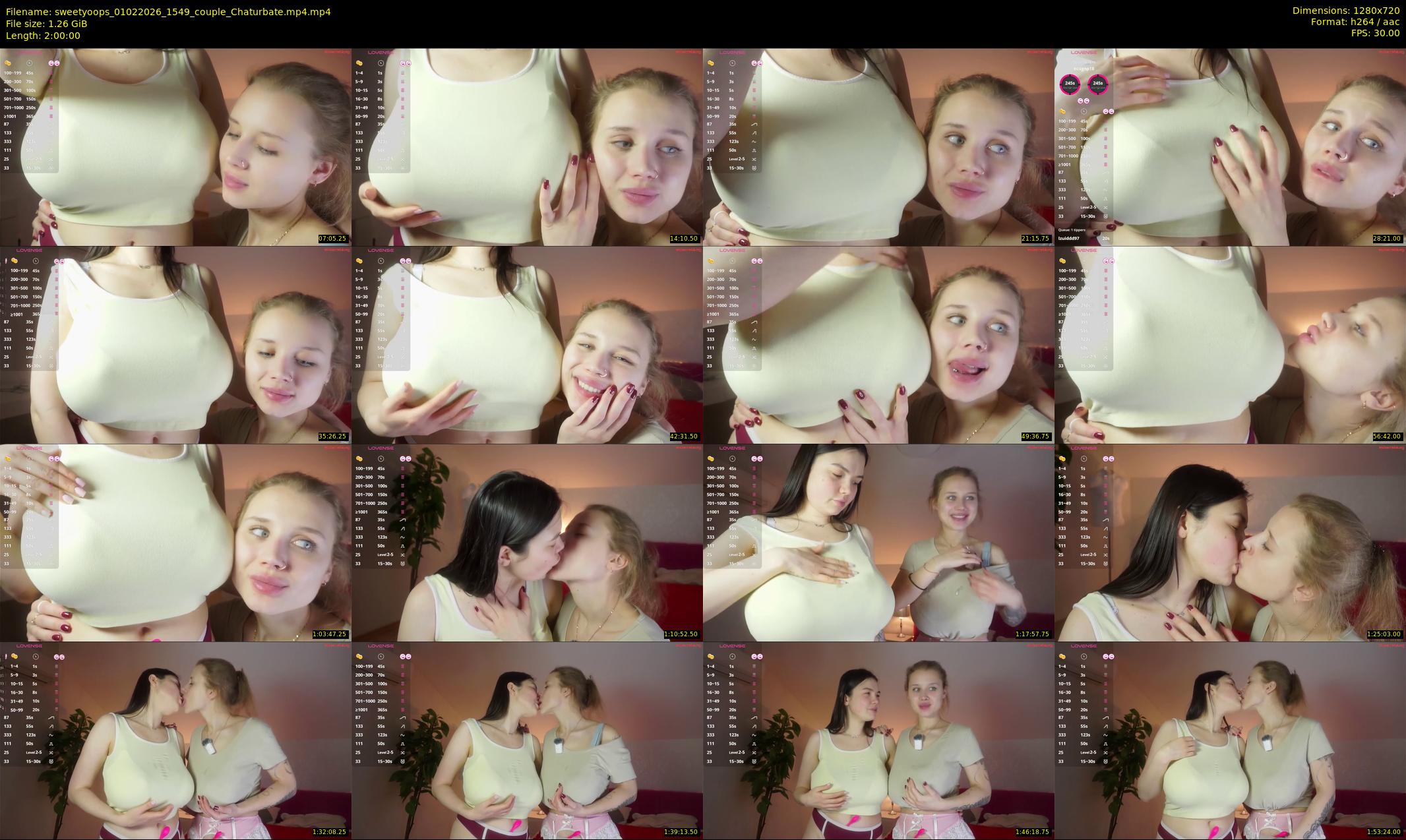 sweetyoops — 120 minute Chaturbate female cam show recording, 720p, Feb 1, 2026