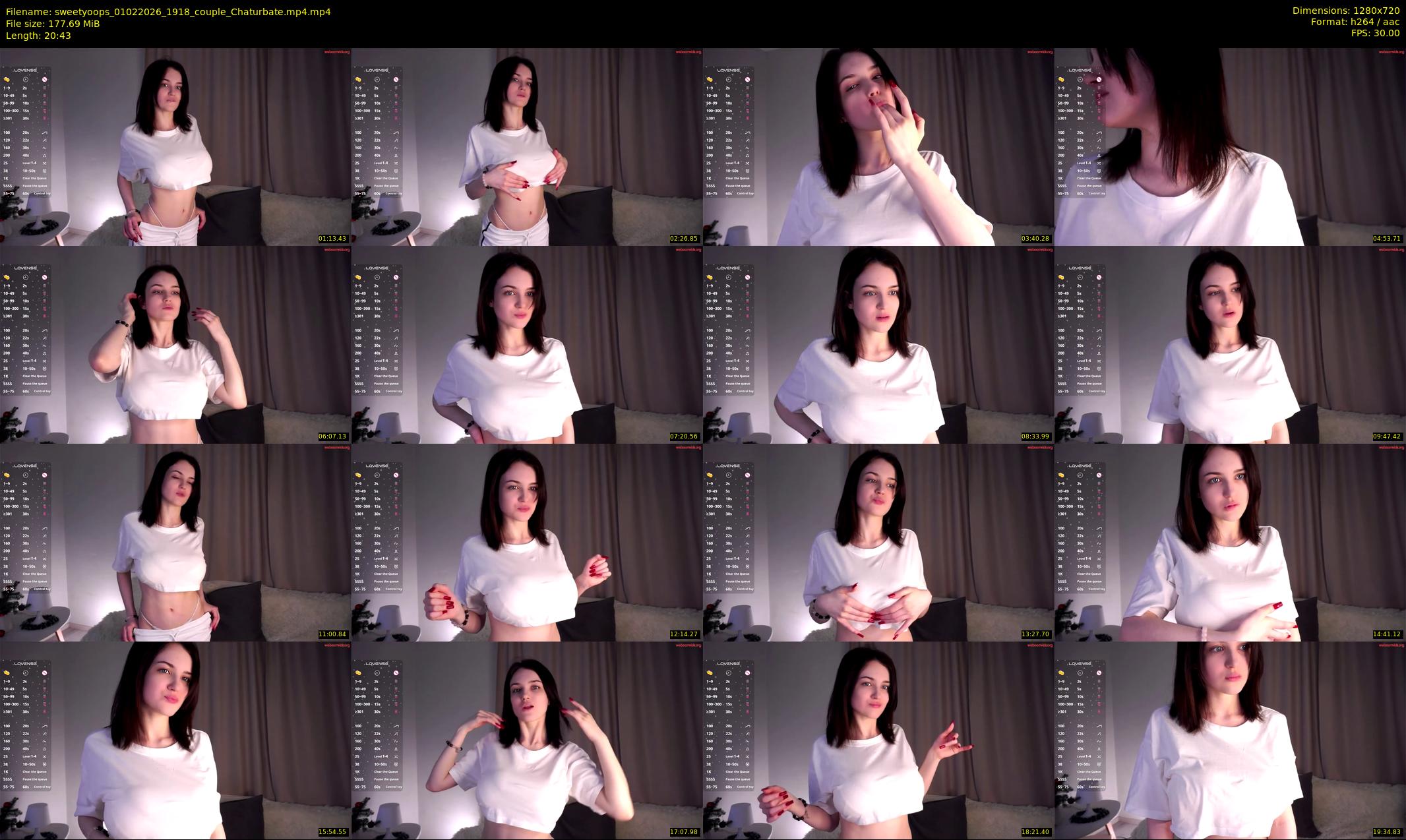 sweetyoops — 21 minute Chaturbate female cam show recording, 720p, Feb 1, 2026
