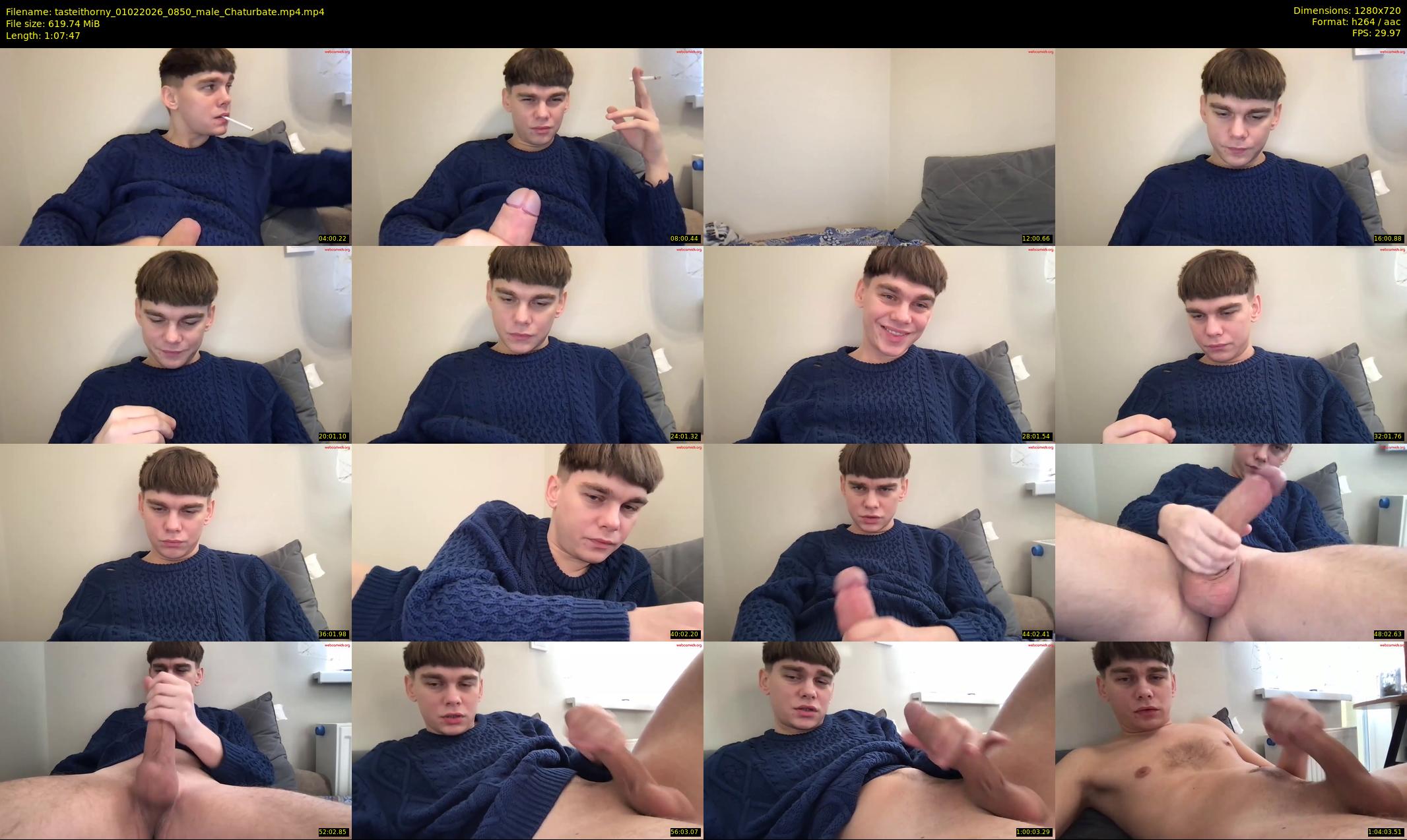 tasteithorny — 68 minute Chaturbate male cam show recording, 720p, Feb 1, 2026