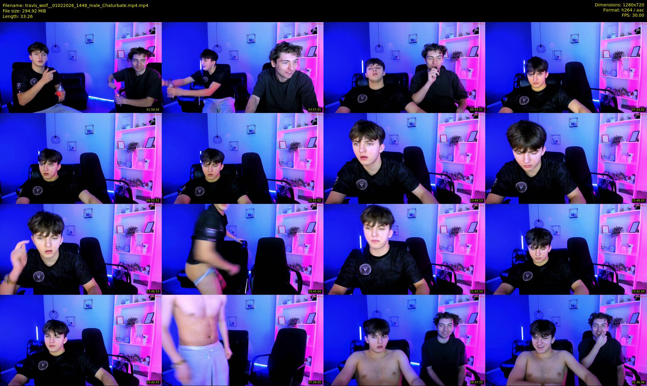 travis_wolf_ — 34 minute Chaturbate male cam show recording, 720p, Feb 1, 2026