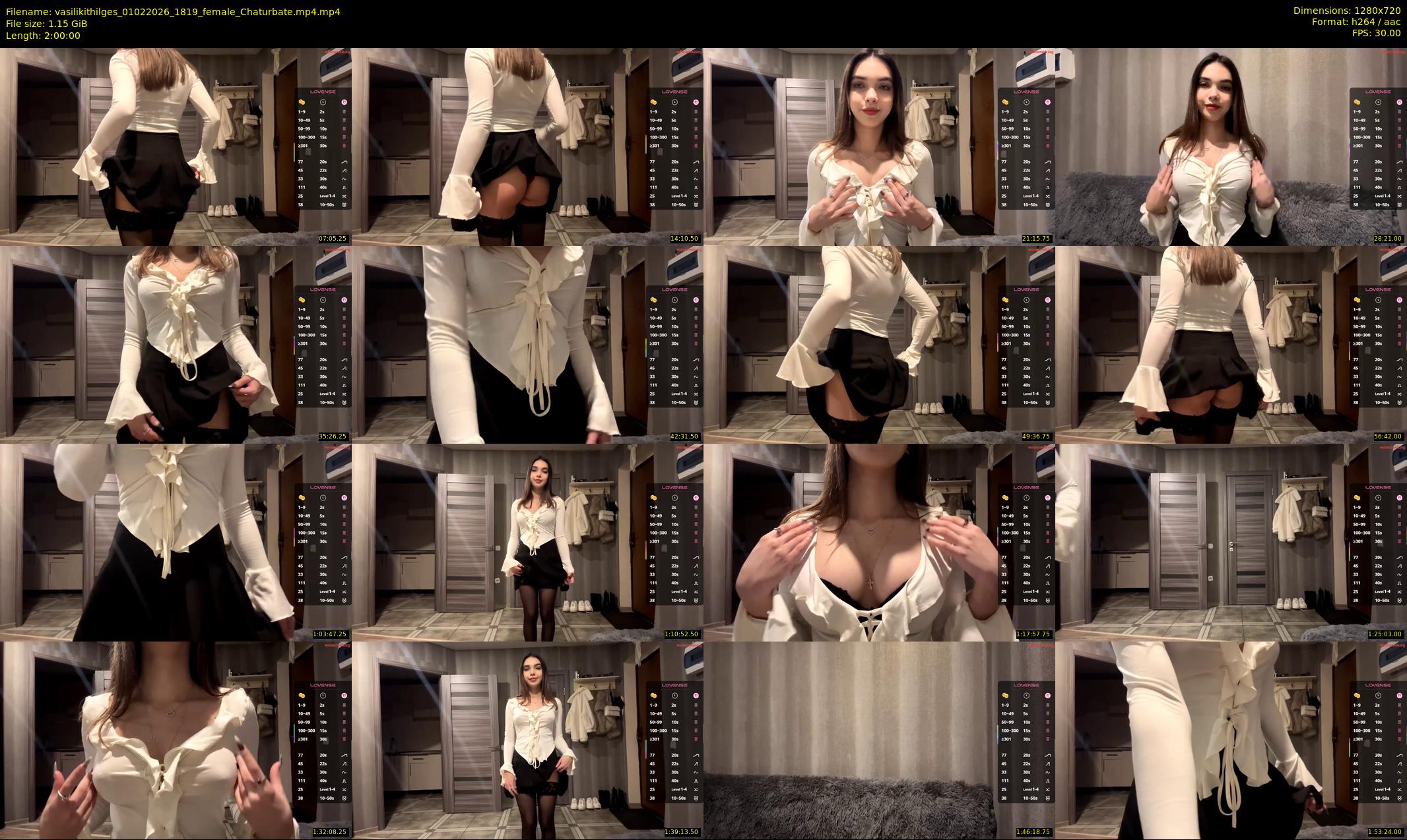 vasilikithilges — 120 minute Chaturbate female cam show recording, 720p, Feb 1, 2026