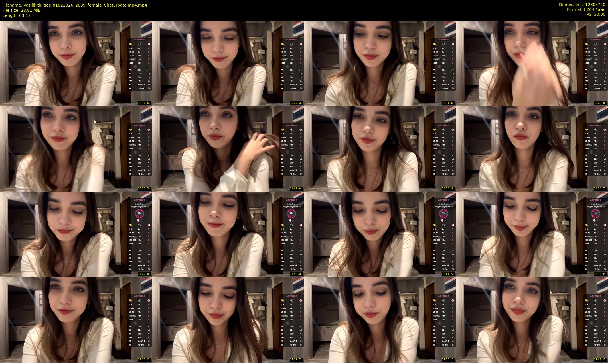 vasilikithilges — 4 minute Chaturbate female cam show recording, 720p, Feb 1, 2026