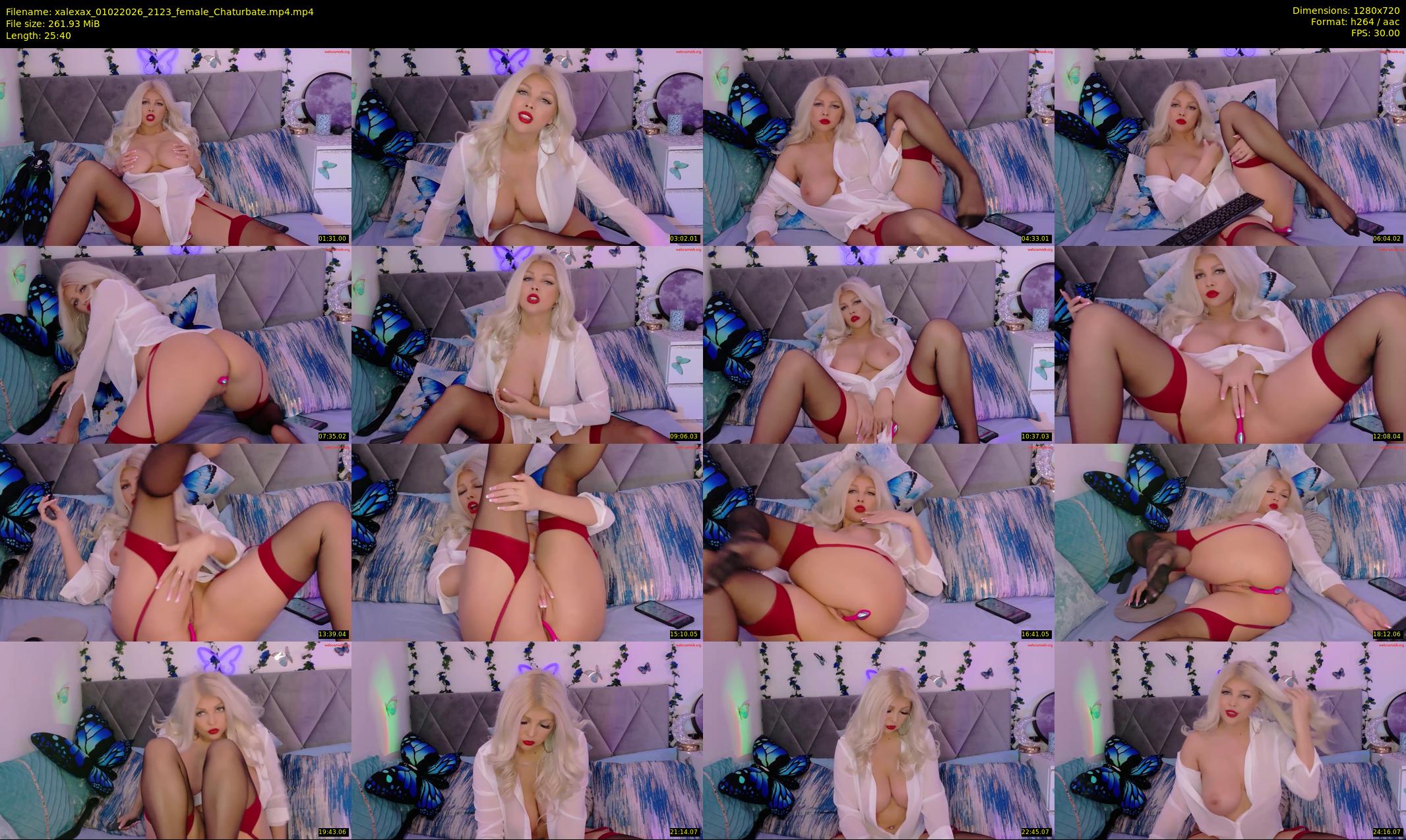 xalexax — 26 minute Chaturbate female cam show recording, 720p, Feb 1, 2026