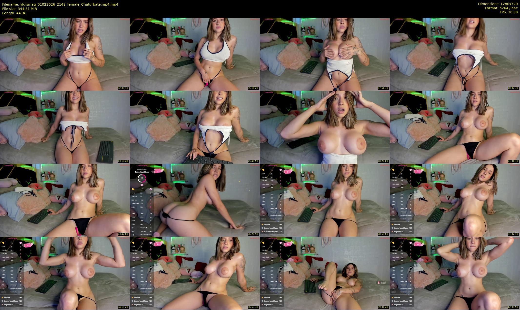 yluismag — 45 minute Chaturbate female cam show recording, 720p, Feb 1, 2026
