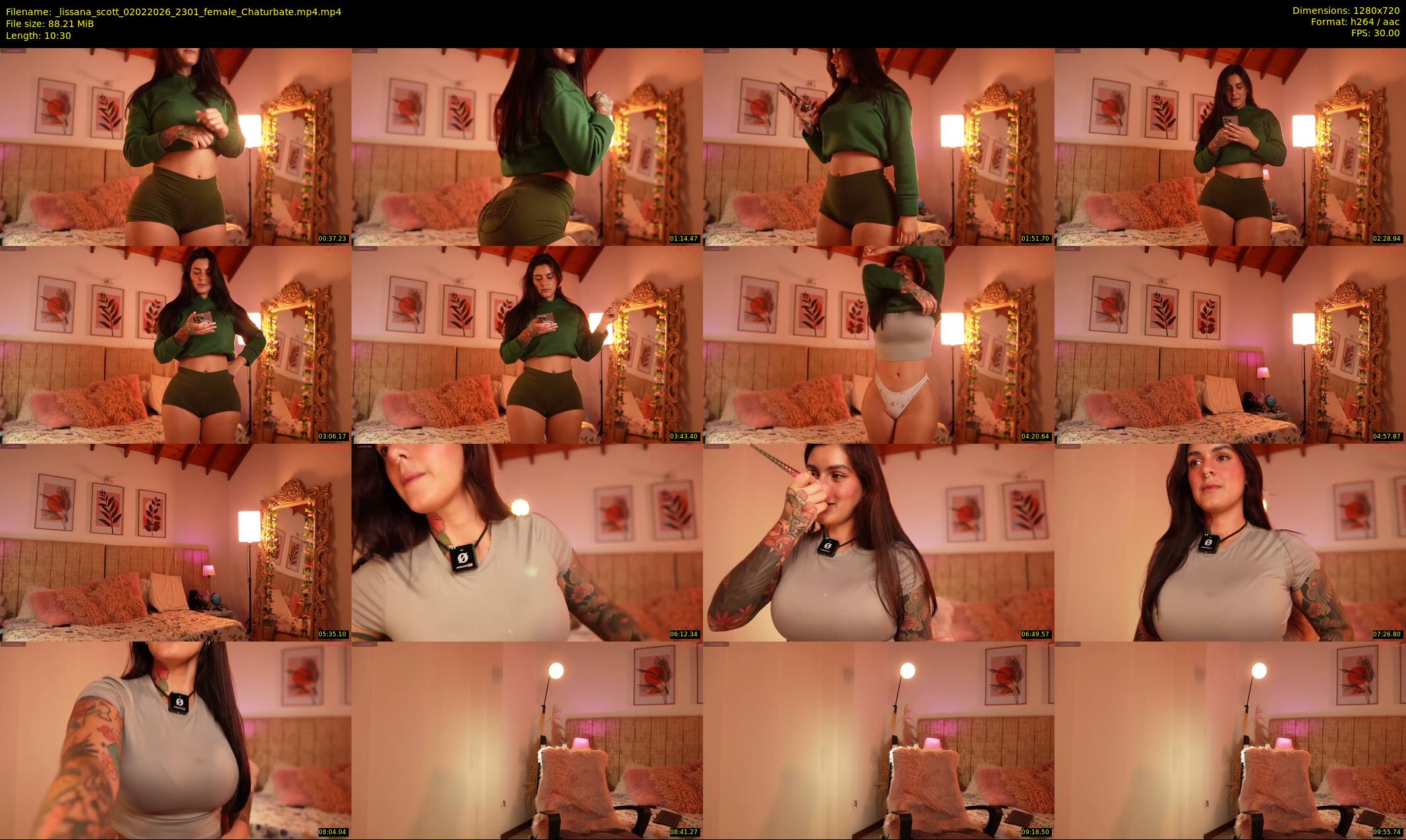 _lissana_scott — 11 minute Chaturbate female cam show recording, 720p, Feb 2, 2026