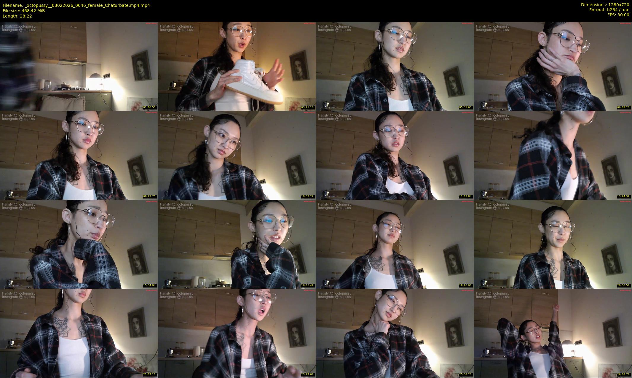 _octopussy_ — 29 minute Chaturbate female cam show recording, 720p, Feb 3, 2026