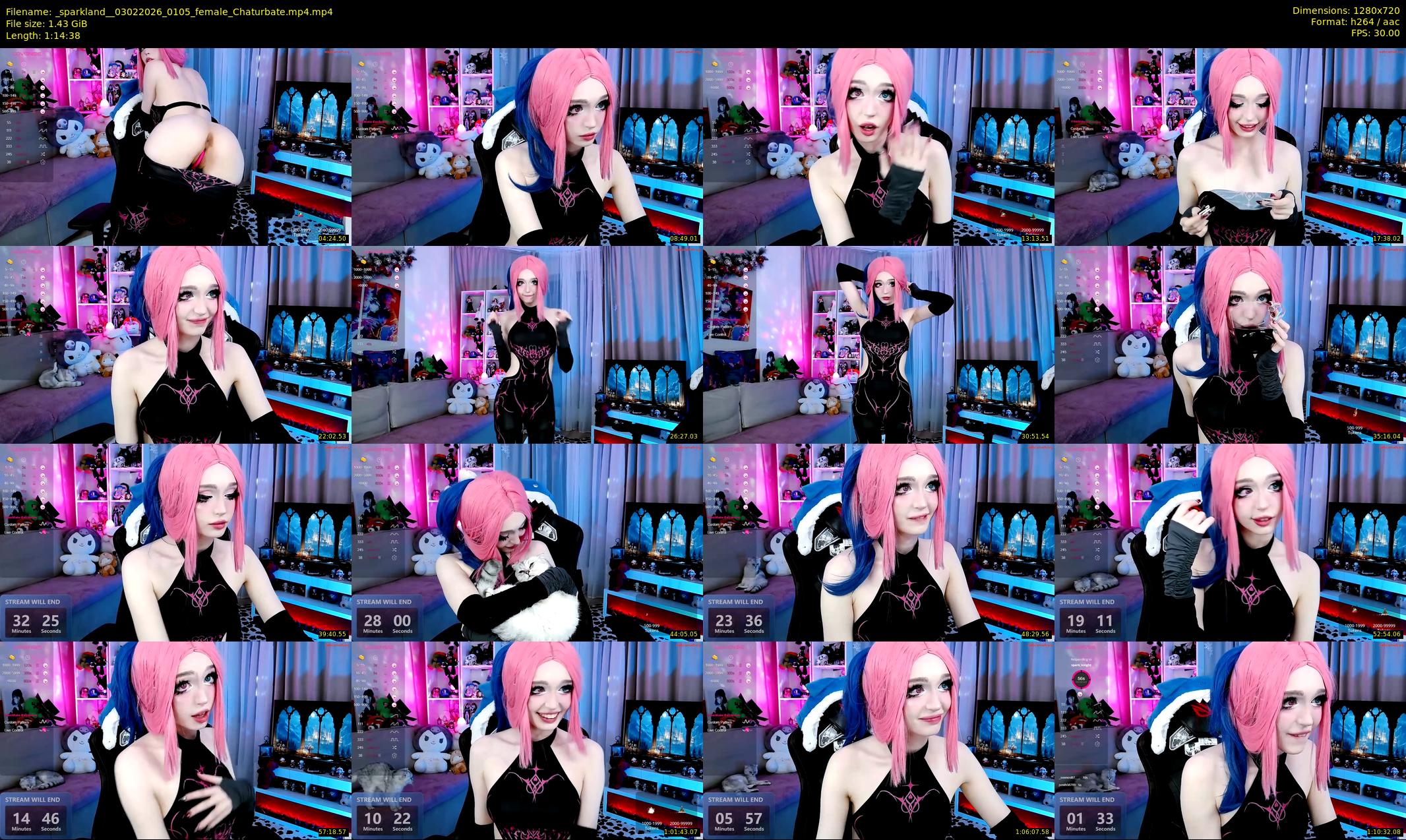 _sparkland_ — 75 minute Chaturbate female cam show recording, 720p, Feb 3, 2026