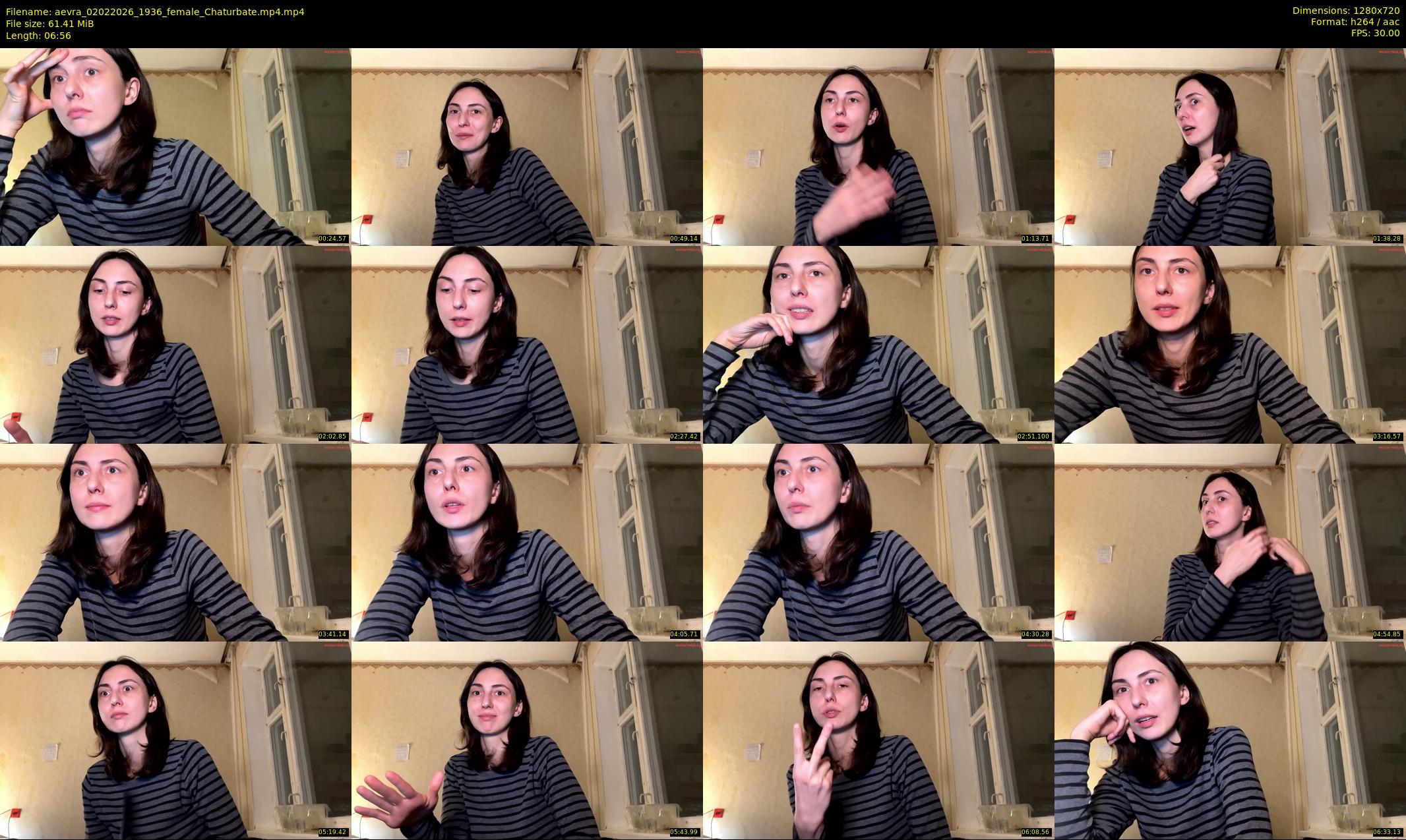 aevra — 7 minute Chaturbate female cam show recording, 720p, Feb 2, 2026