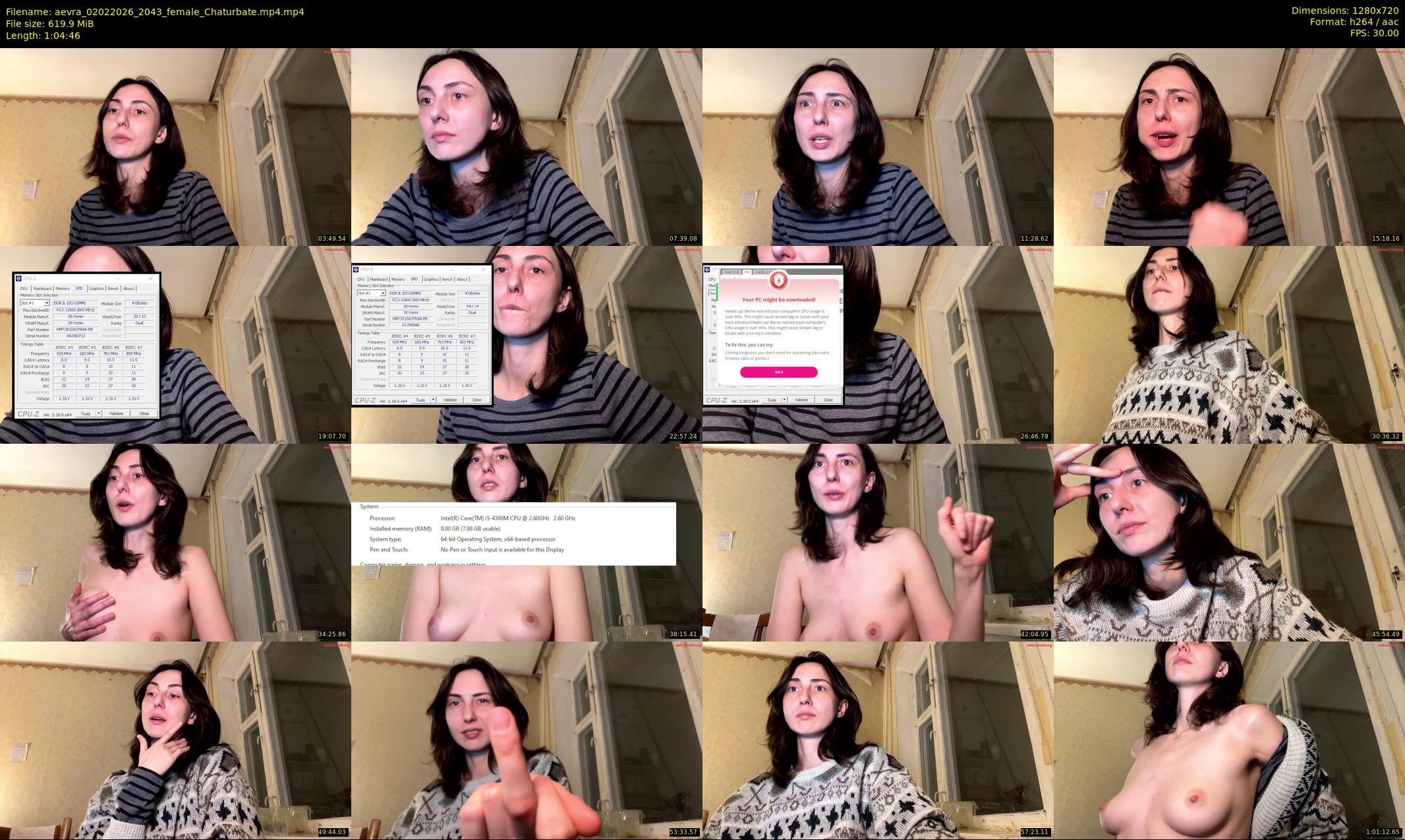 aevra — 65 minute Chaturbate female cam show recording, 720p, Feb 2, 2026