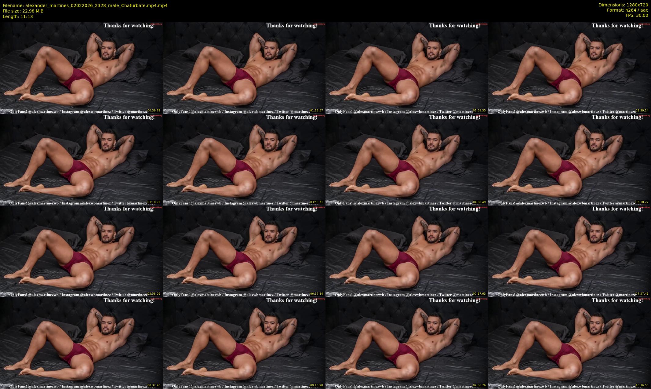alexander_martines — 12 minute Chaturbate male cam show recording, 720p, Feb 2, 2026