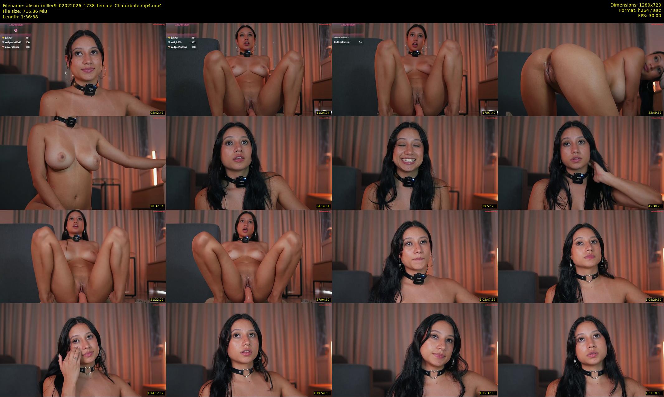alison_miller9 — 97 minute Chaturbate female cam show recording, 720p, Feb 2, 2026