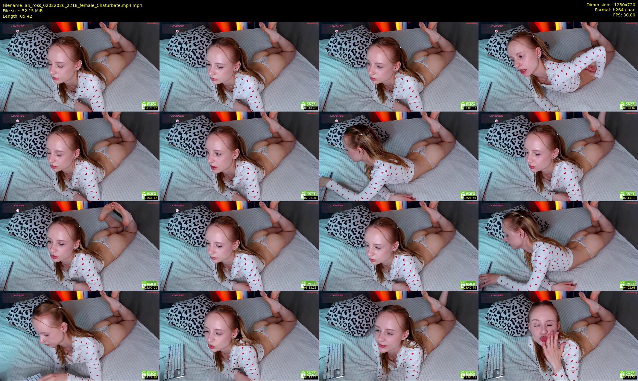an_ross — 6 minute Chaturbate female cam show recording, 720p, Feb 2, 2026