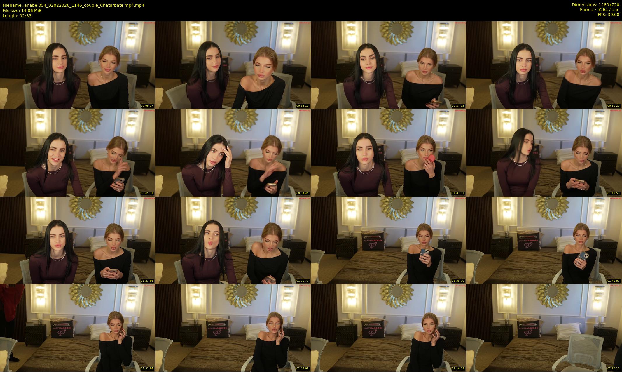 anabel054 — 3 minute Chaturbate female cam show recording, 720p, Feb 2, 2026