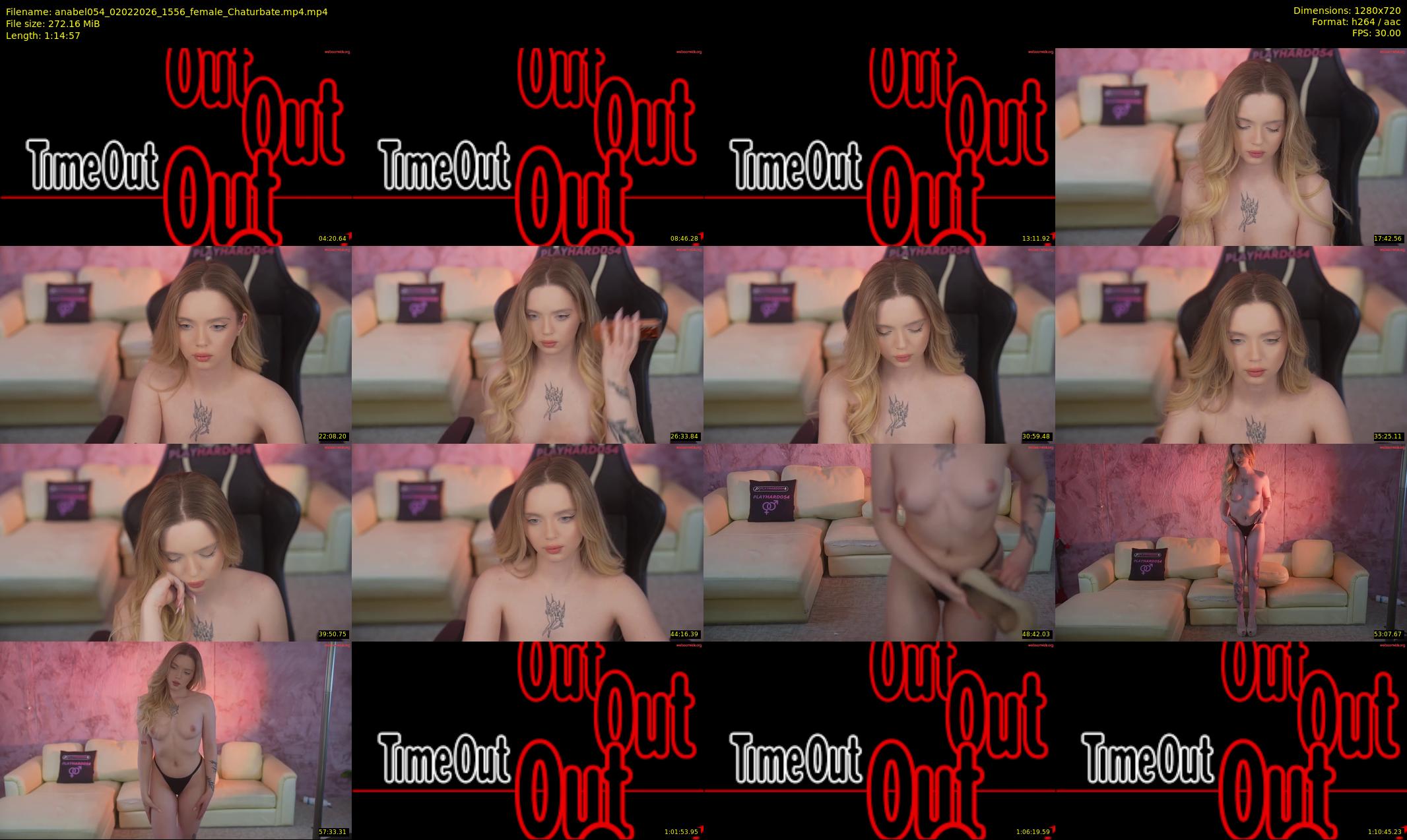 anabel054 — 75 minute Chaturbate female cam show recording, 720p, Feb 2, 2026