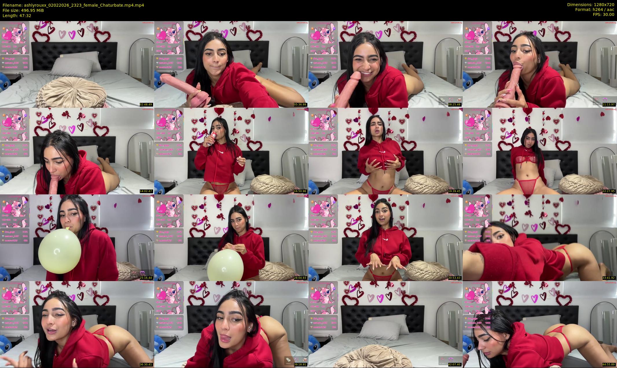 ashlyrouxx — 48 minute Chaturbate female cam show recording, 720p, Feb 2, 2026