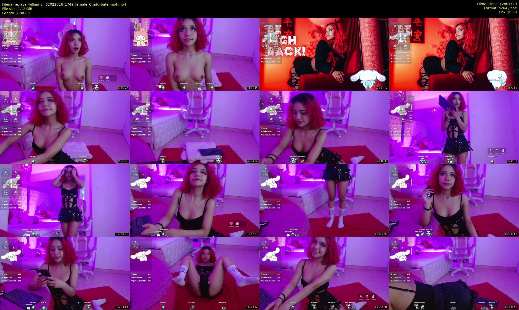 ava_williams_ — 121 minute Chaturbate female cam show recording, 720p, Feb 2, 2026
