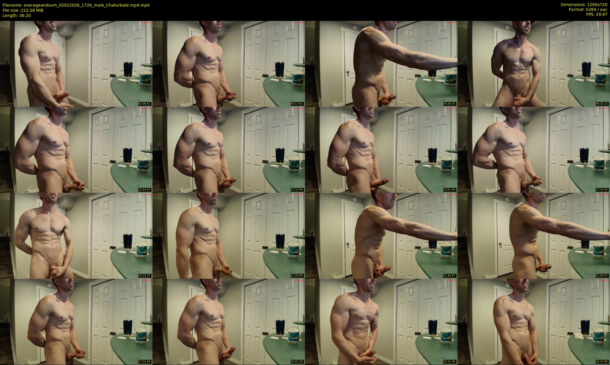 averageandsum — 37 minute Chaturbate male cam show recording, 720p, Feb 2, 2026