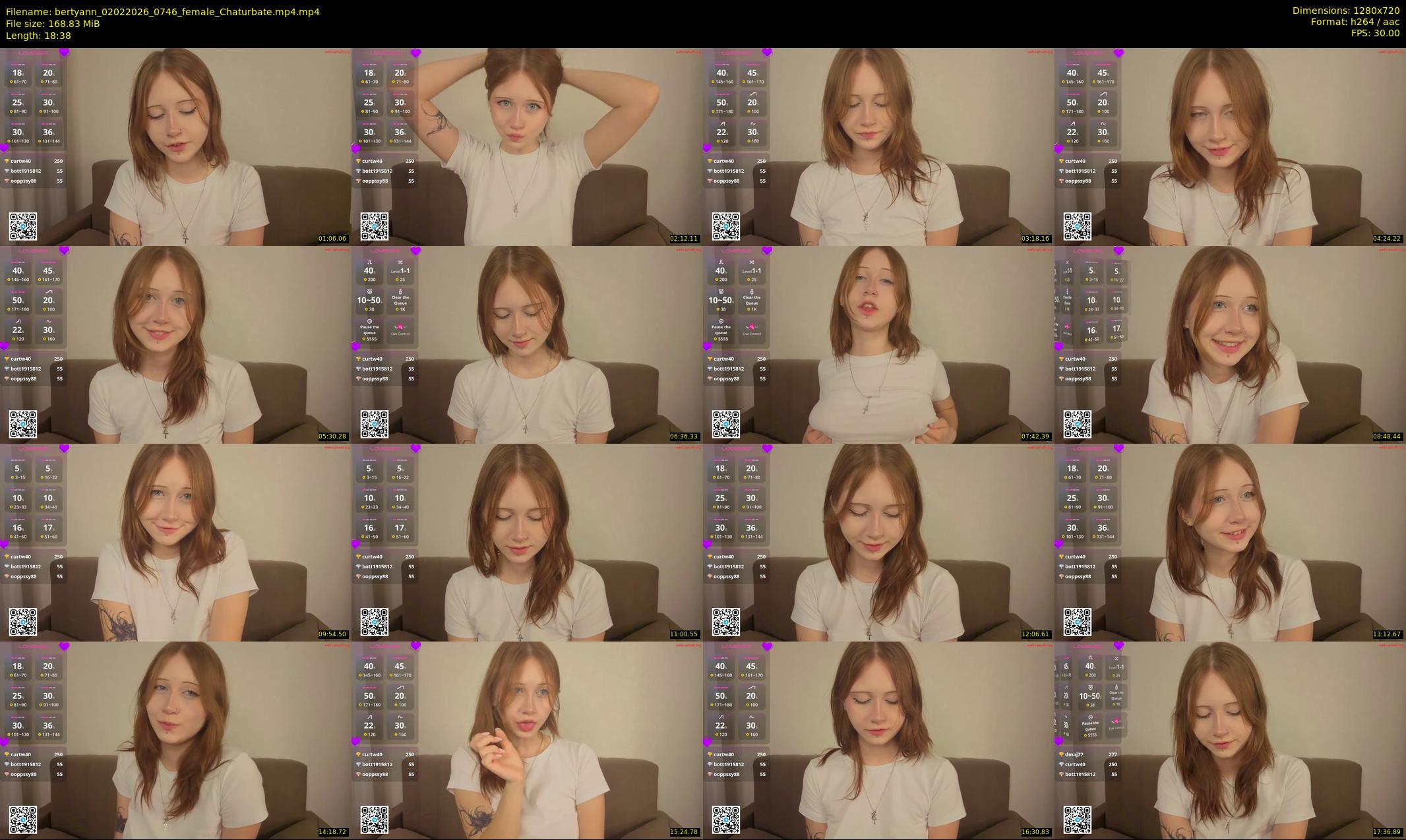 bertyann — 19 minute Chaturbate female cam show recording, 720p, Feb 2, 2026