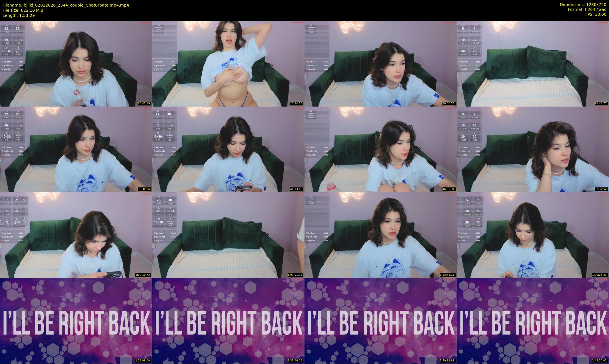 bjliki — 114 minute Chaturbate couple cam show recording, 720p, Feb 2, 2026