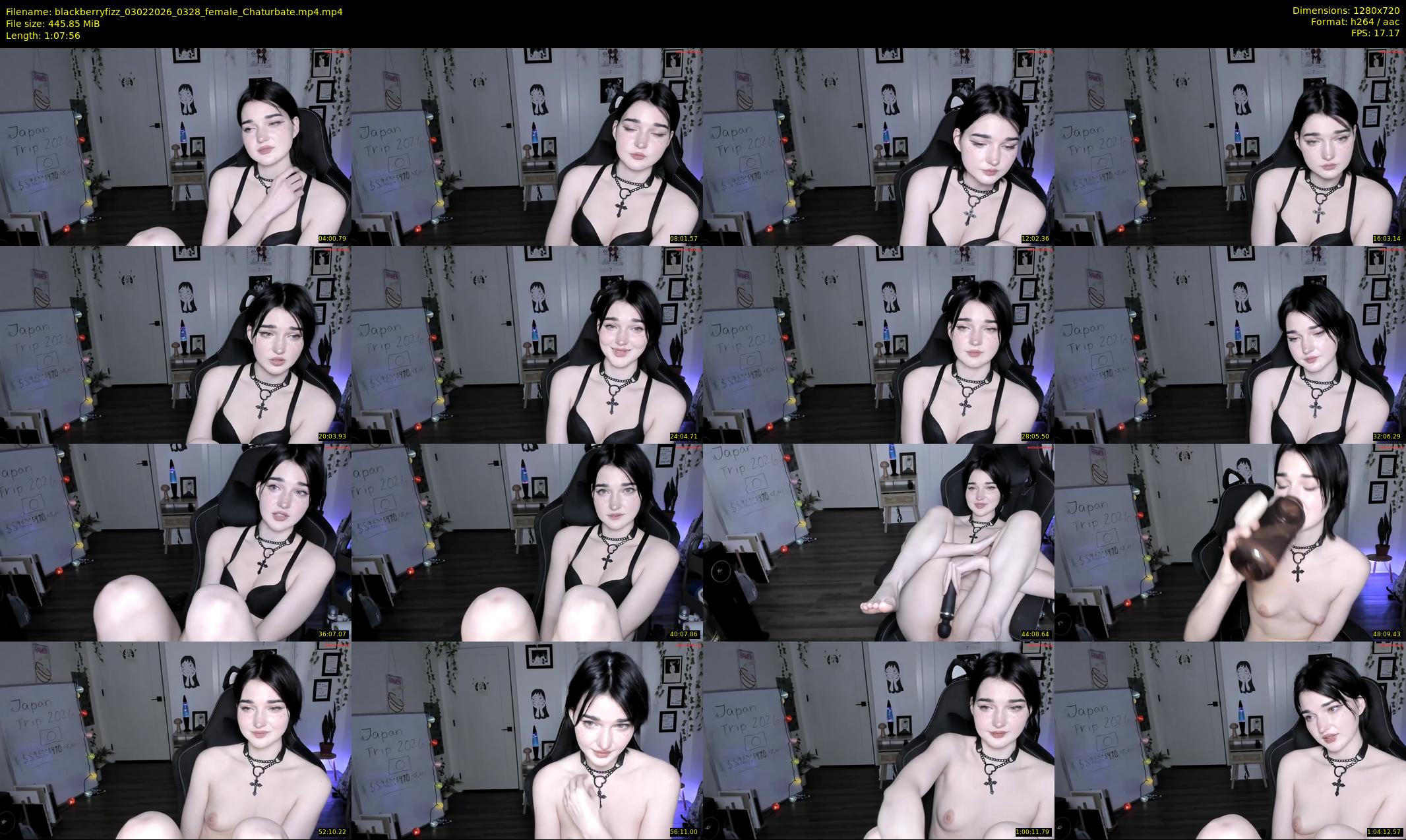 blackberryfizz — 68 minute Chaturbate female cam show recording, 720p, Feb 3, 2026
