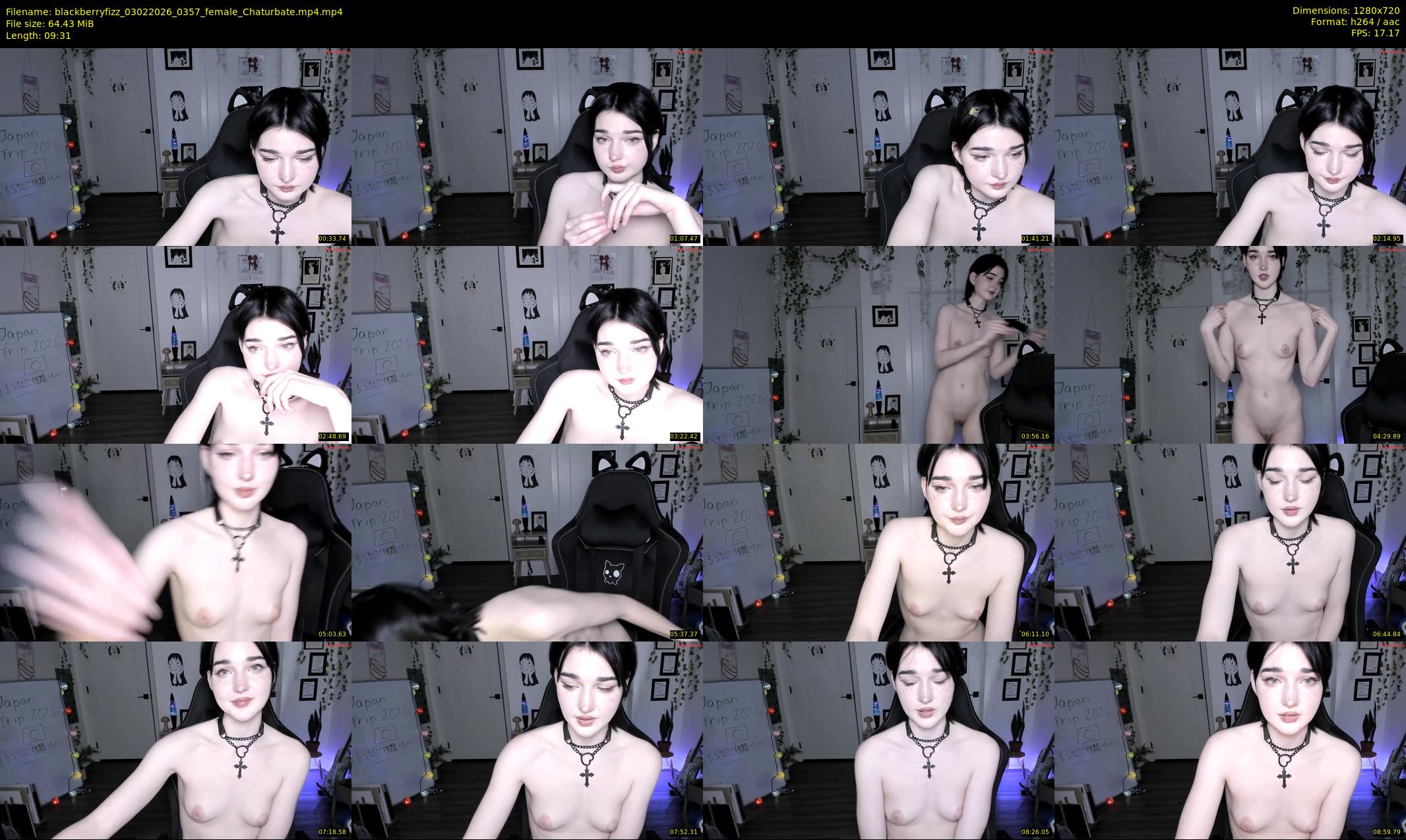blackberryfizz — 10 minute Chaturbate female cam show recording, 720p, Feb 3, 2026