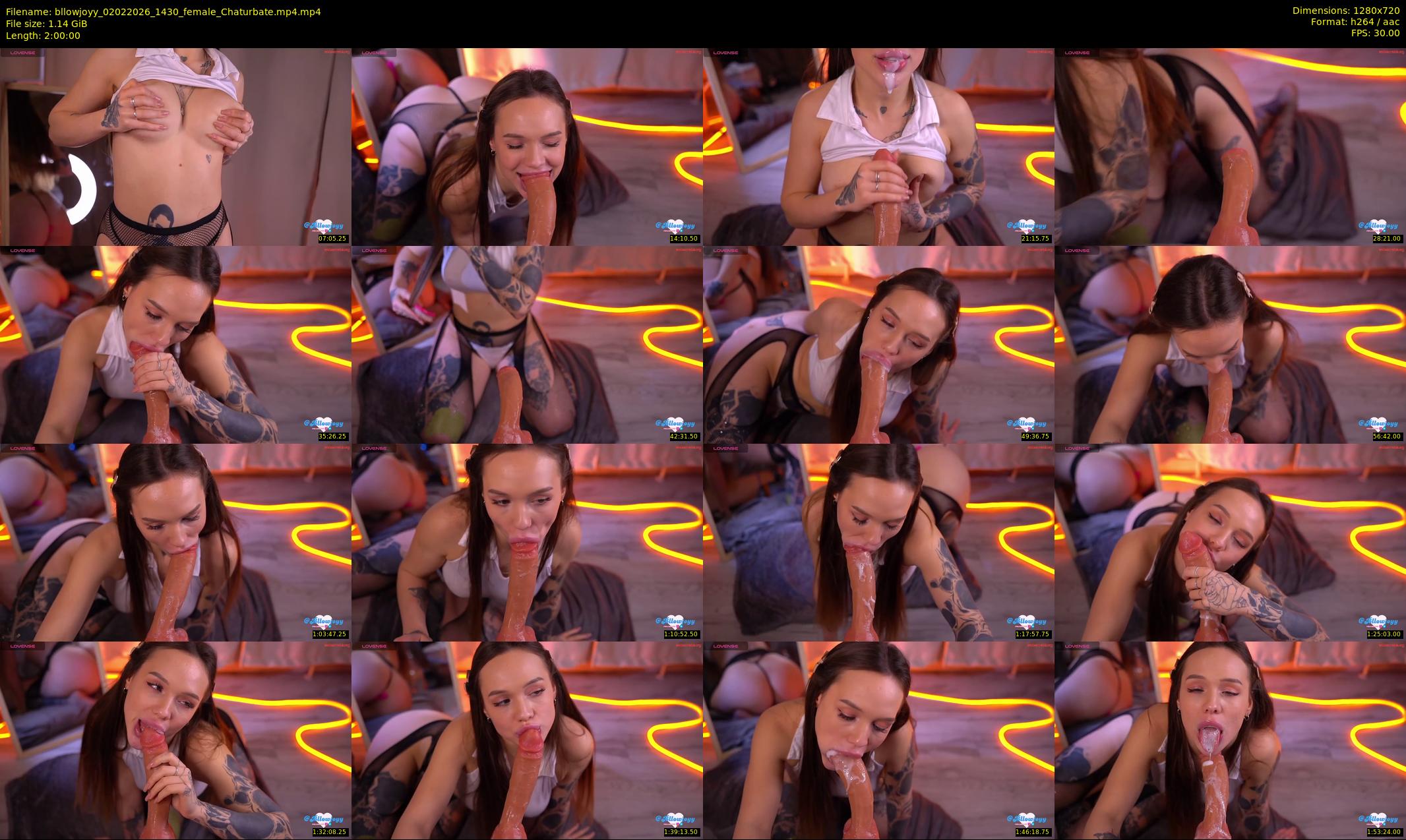 bllowjoyy — 120 minute Chaturbate female cam show recording, 720p, Feb 2, 2026