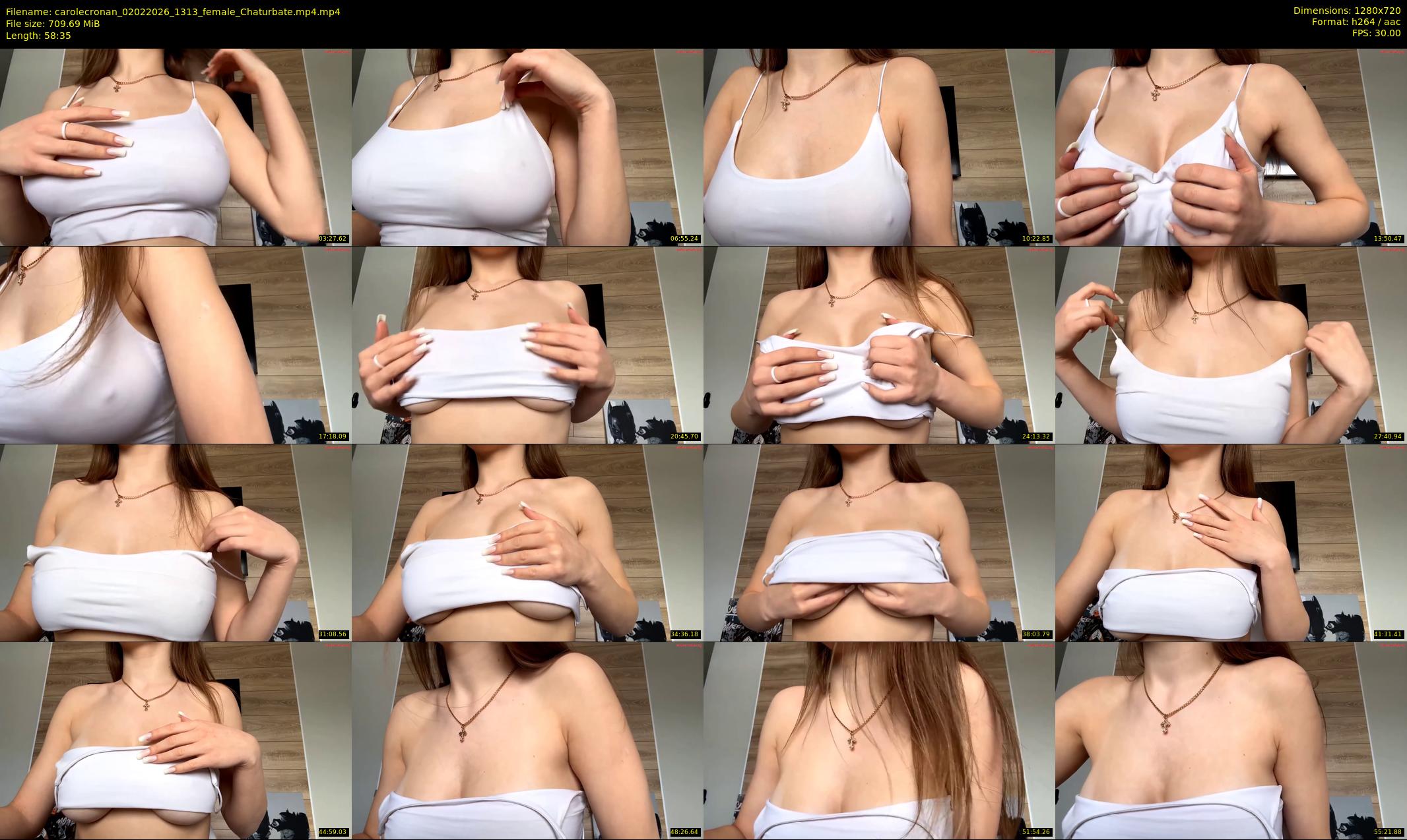 carolecronan — 59 minute Chaturbate female cam show recording, 720p, Feb 2, 2026
