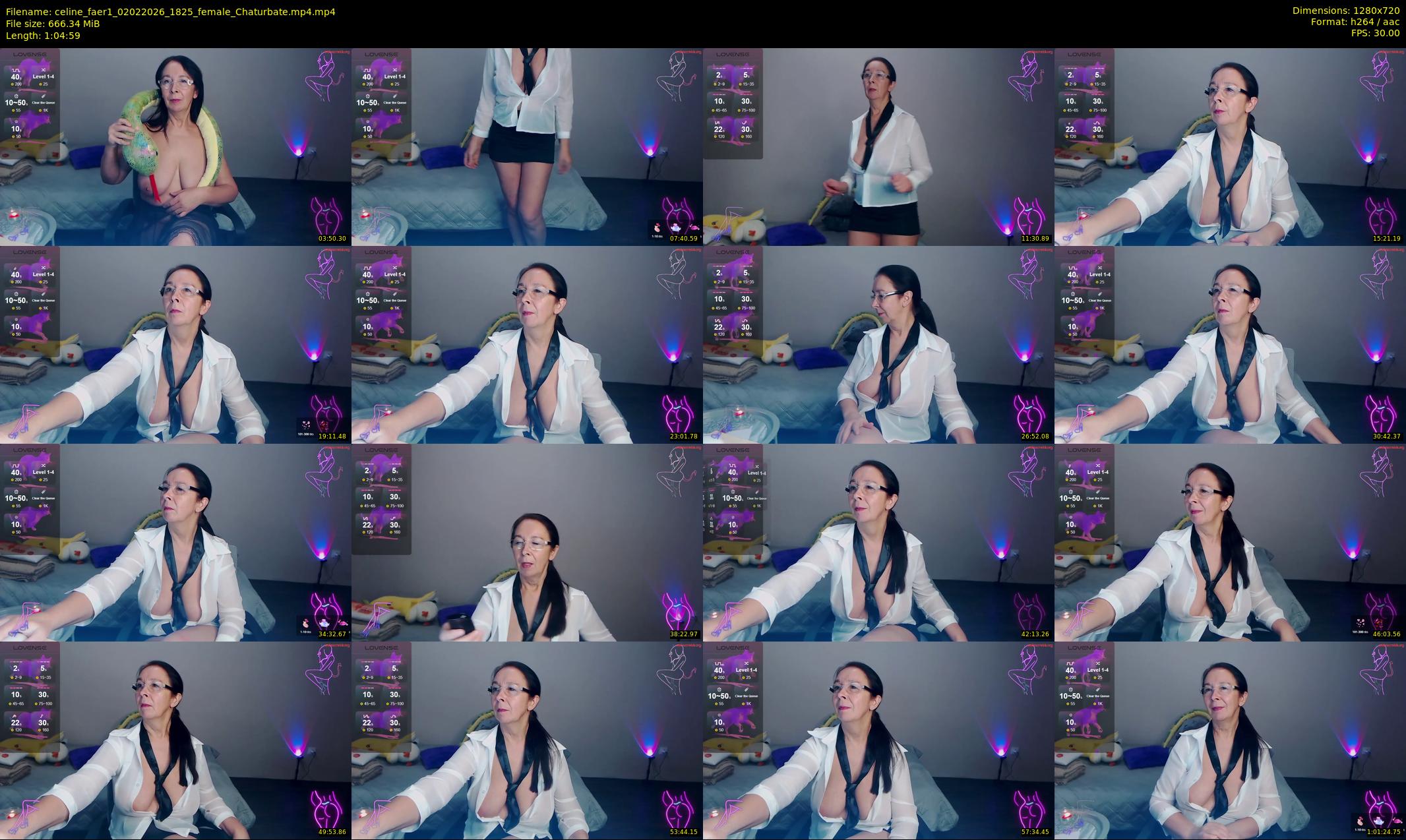 celine_faer1 — 65 minute Chaturbate female cam show recording, 720p, Feb 2, 2026