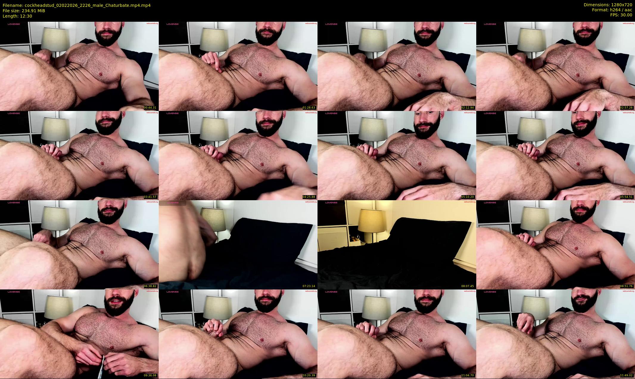 cockheadstud — 13 minute Chaturbate male cam show recording, 720p, Feb 2, 2026