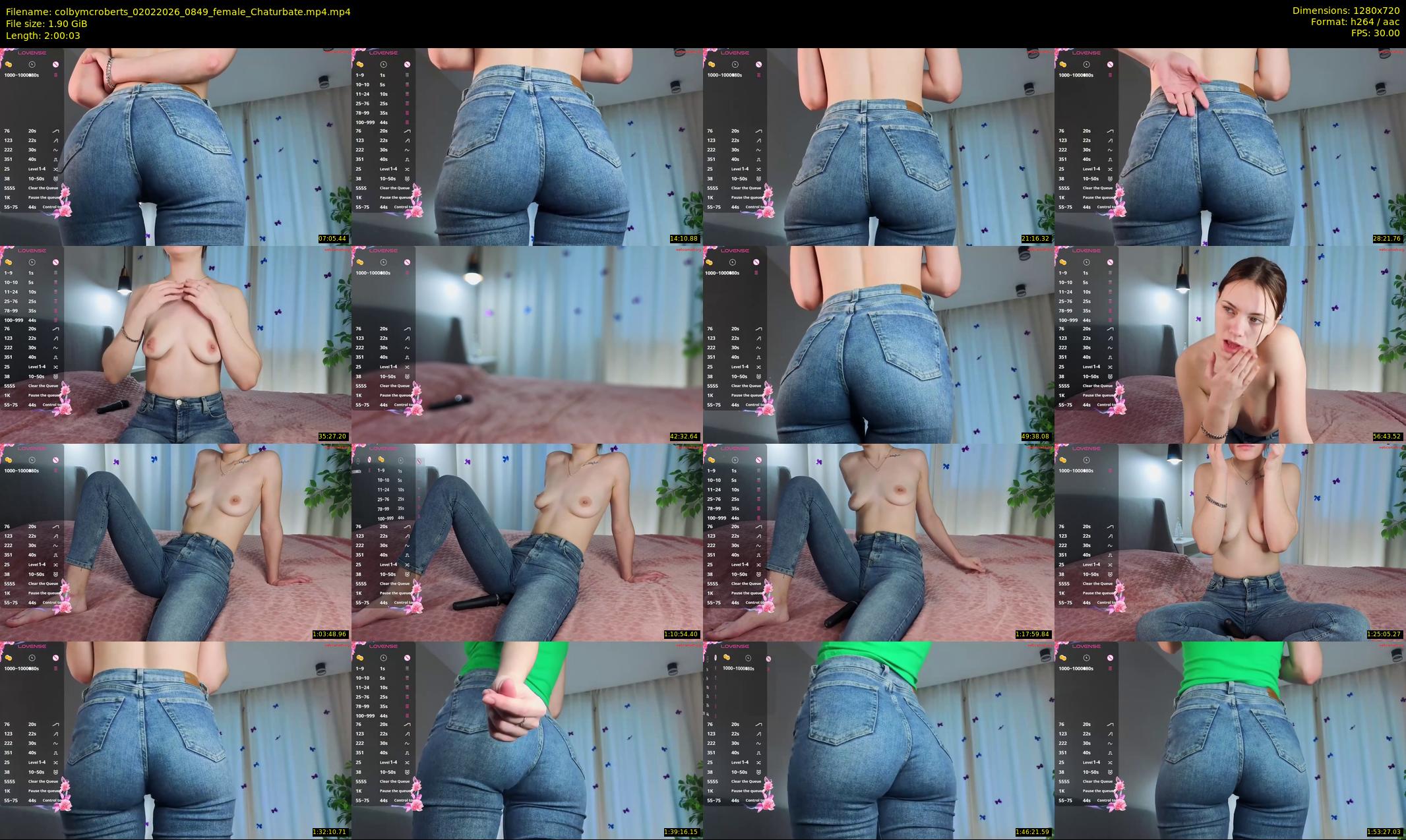 colbymcroberts — 121 minute Chaturbate female cam show recording, 720p, Feb 2, 2026