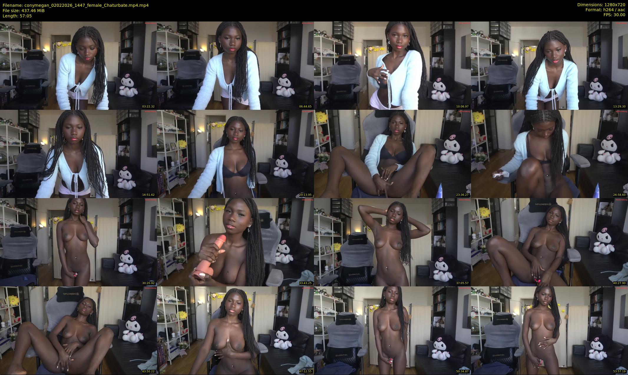 conymegan — 58 minute Chaturbate female cam show recording, 720p, Feb 2, 2026