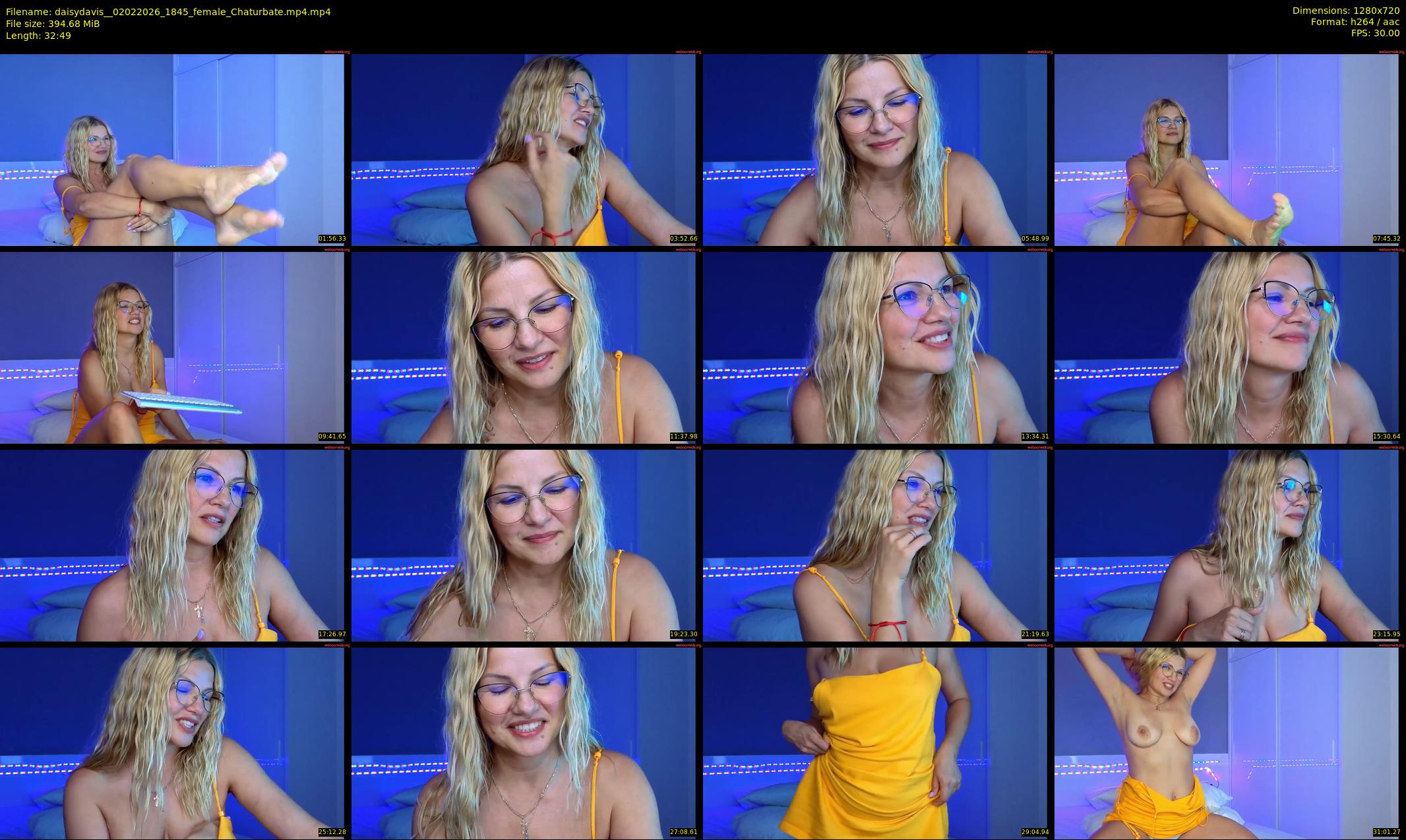 daisydavis_ — 33 minute Chaturbate female cam show recording, 720p, Feb 2, 2026