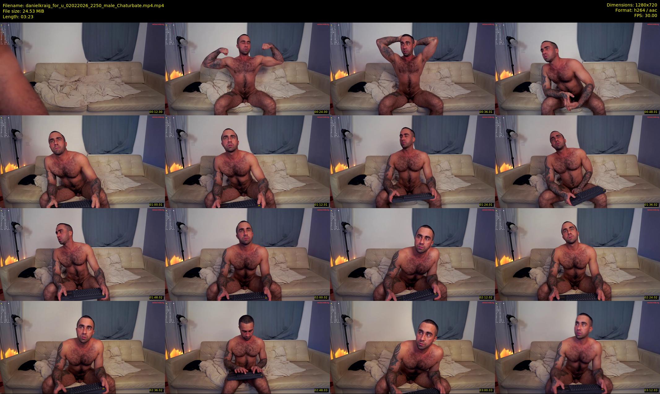 danielkraig_for_u — 4 minute Chaturbate male cam show recording, 720p, Feb 2, 2026