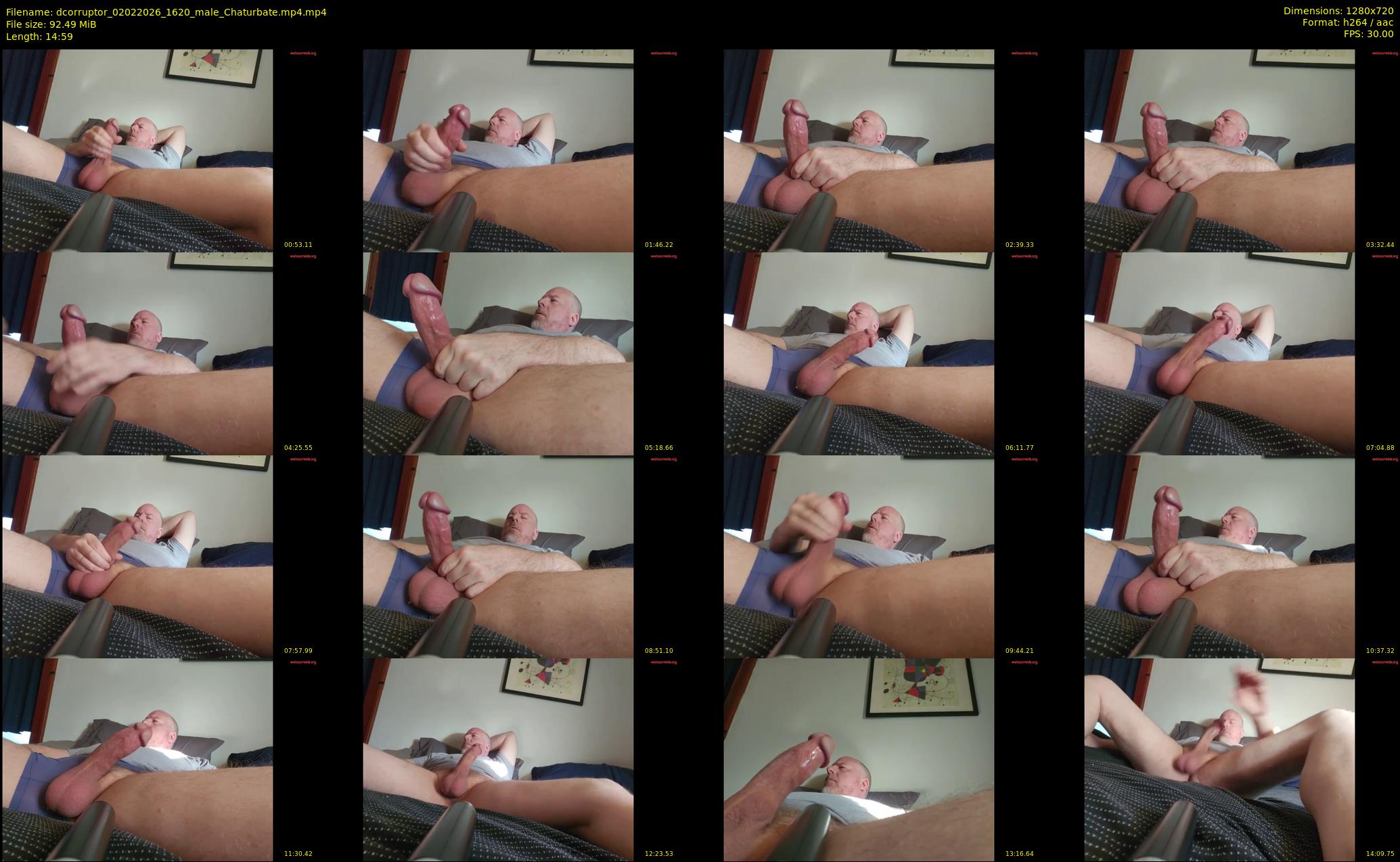 dcorruptor — 15 minute Chaturbate male cam show recording, 720p, Feb 2, 2026