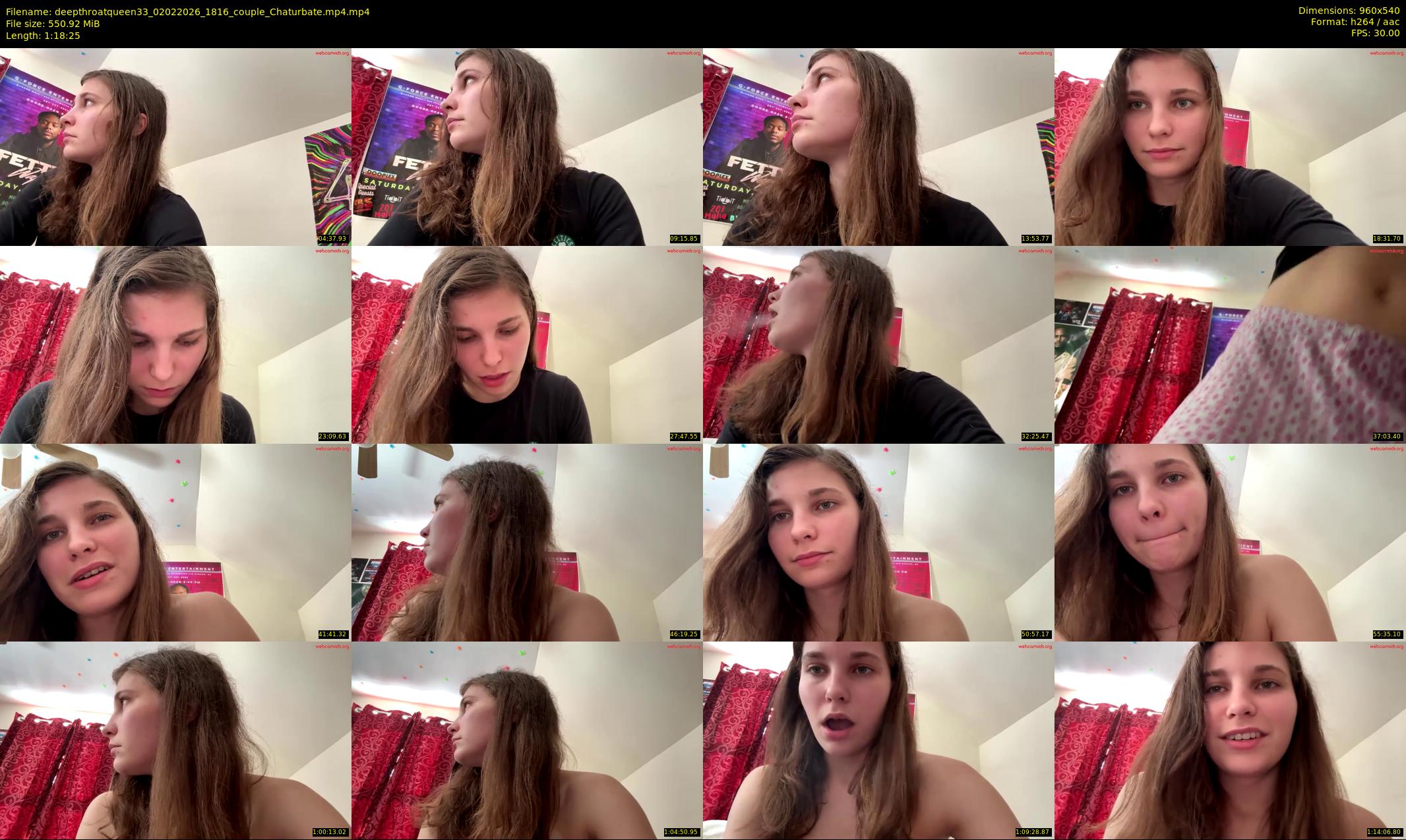 deepthroatqueen33 — 79 minute Chaturbate female cam show recording, 480p, Feb 2, 2026