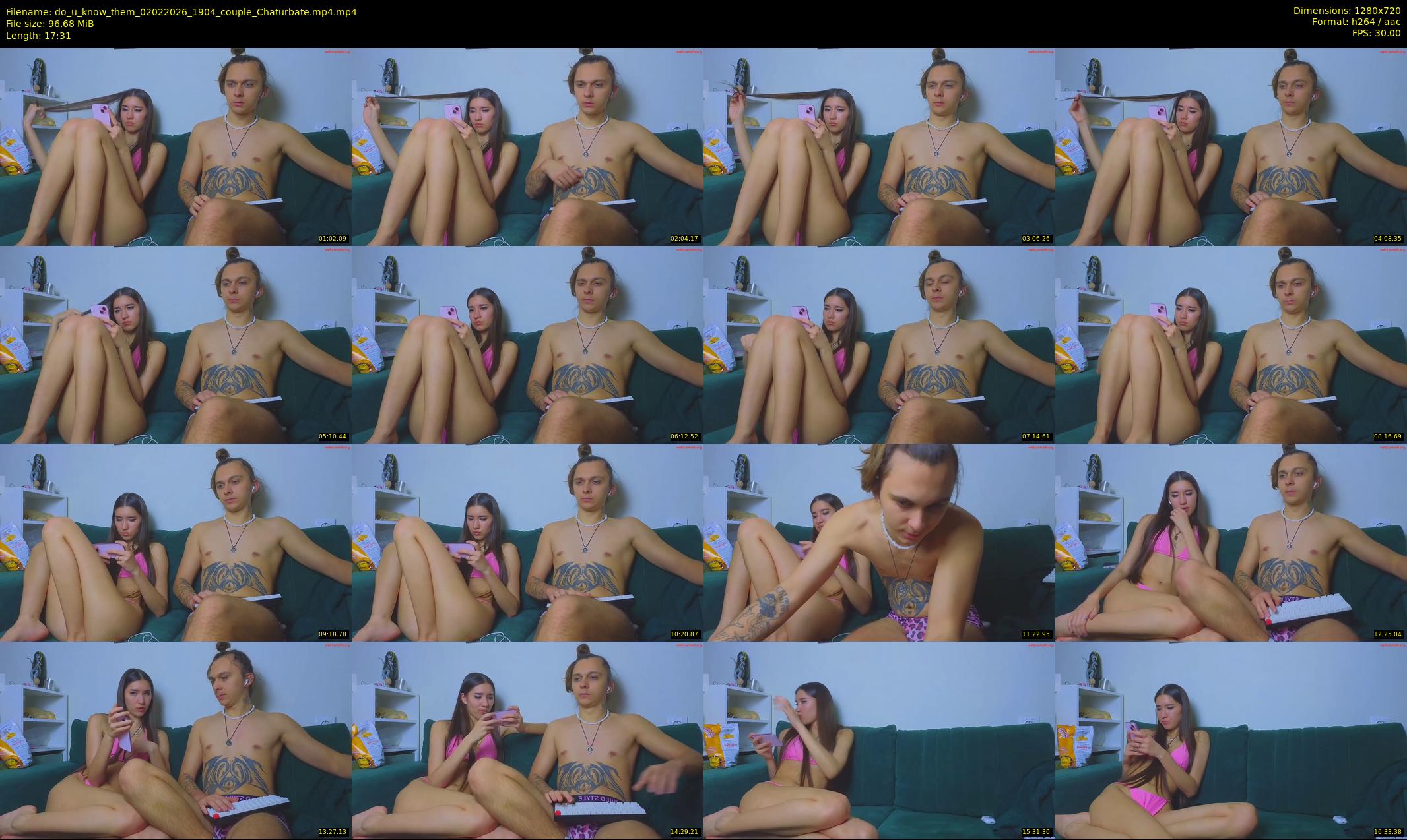 do_u_know_them — 18 minute Chaturbate couple cam show recording, 720p, Feb 2, 2026