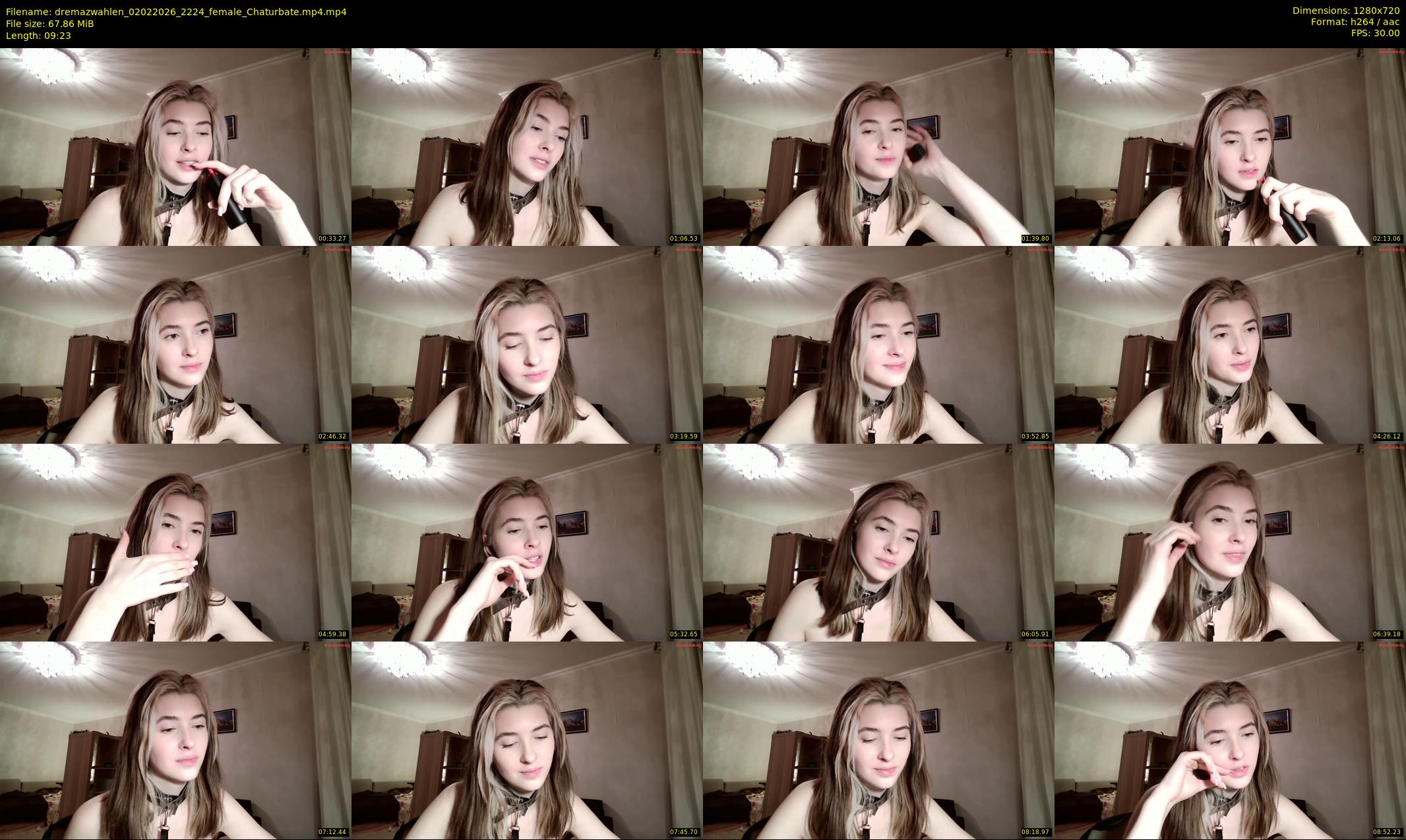 dremazwahlen — 10 minute Chaturbate female cam show recording, 720p, Feb 2, 2026