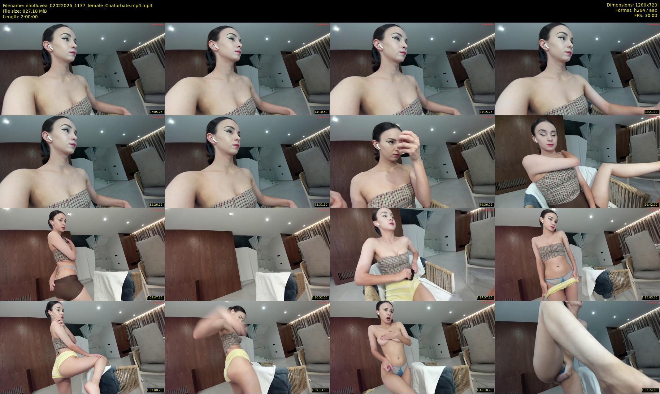 ehotlovea — 120 minute Chaturbate female cam show recording, 720p, Feb 2, 2026
